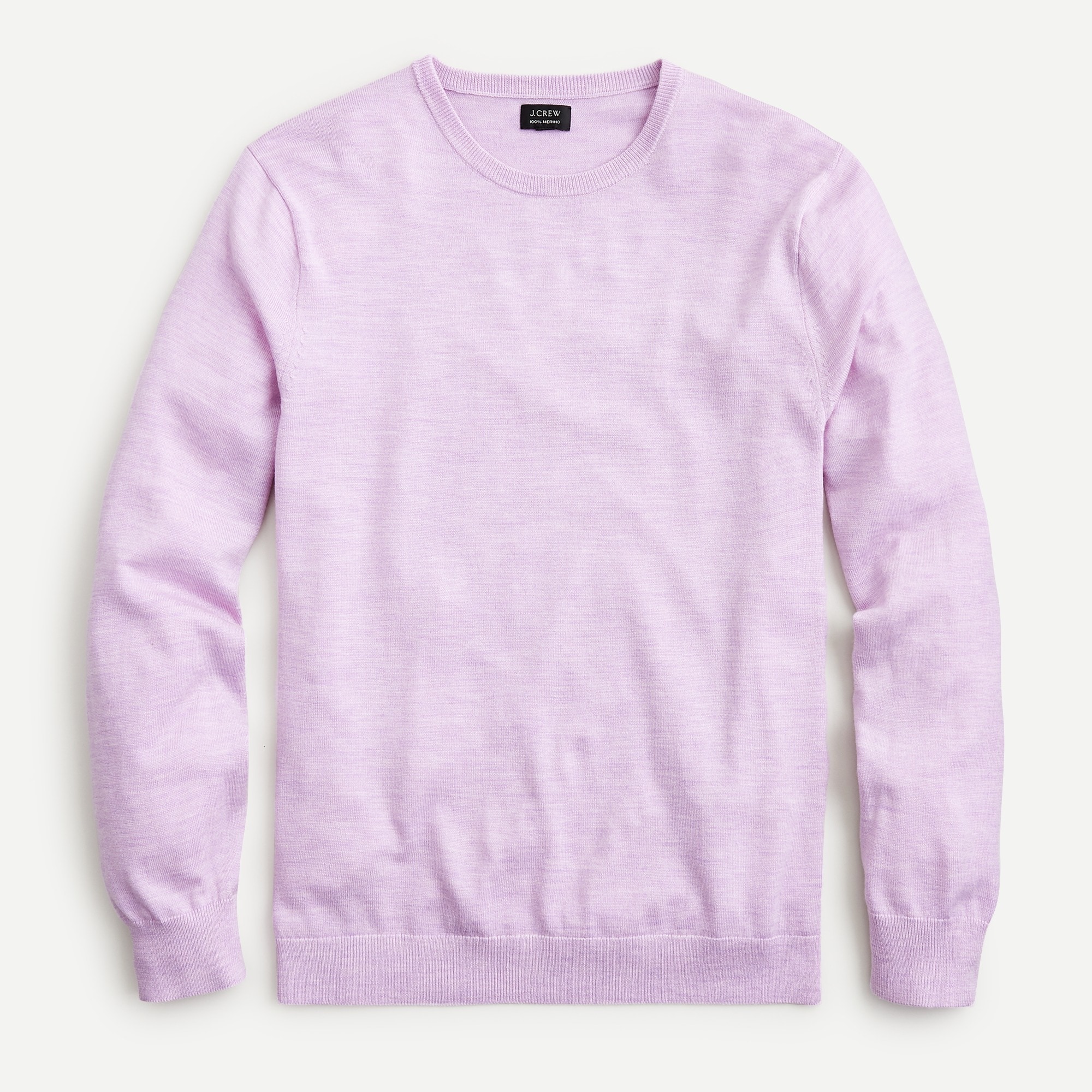 J.Crew: Washable Merino Wool Crewneck Sweater For Men