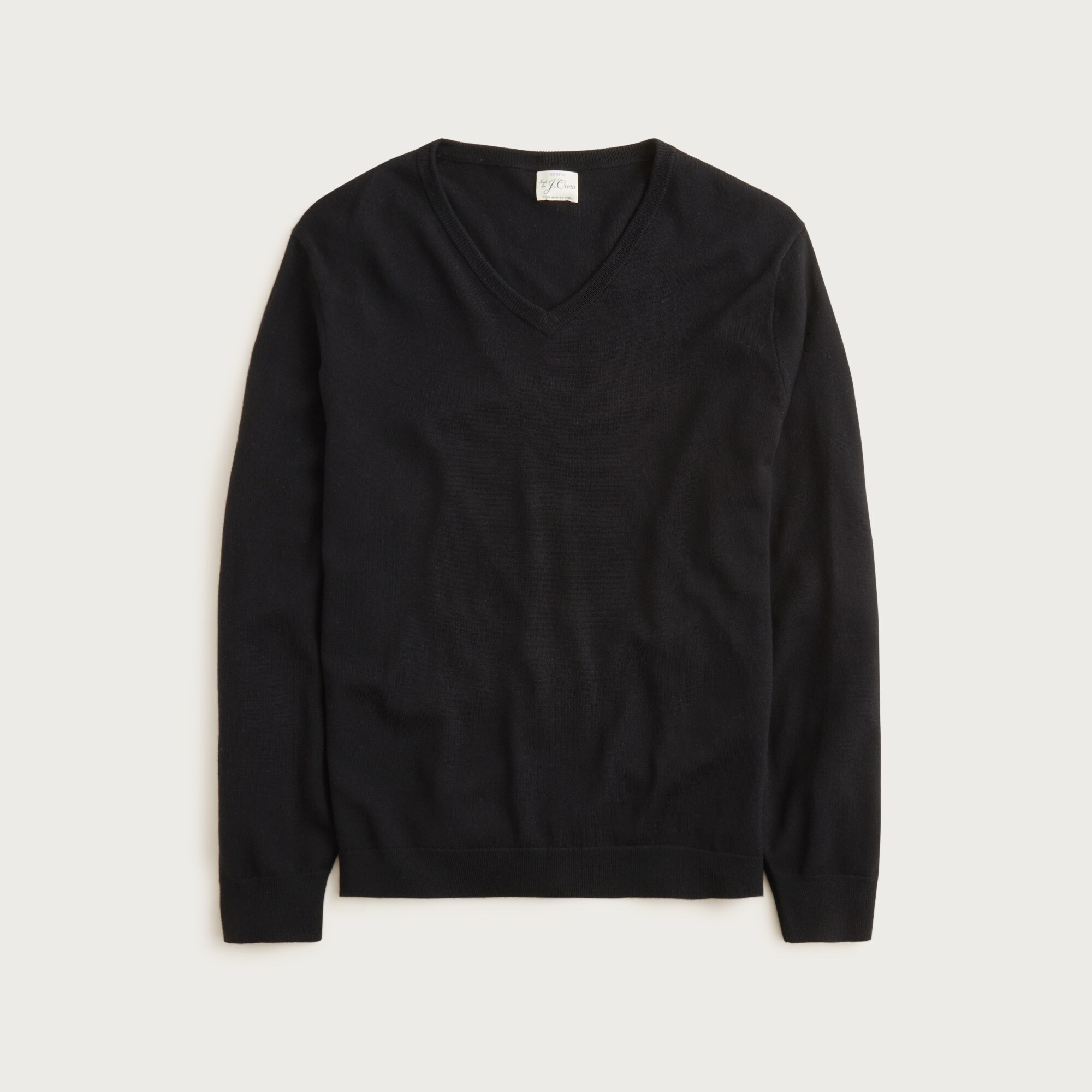 Merino wool V-neck sweater