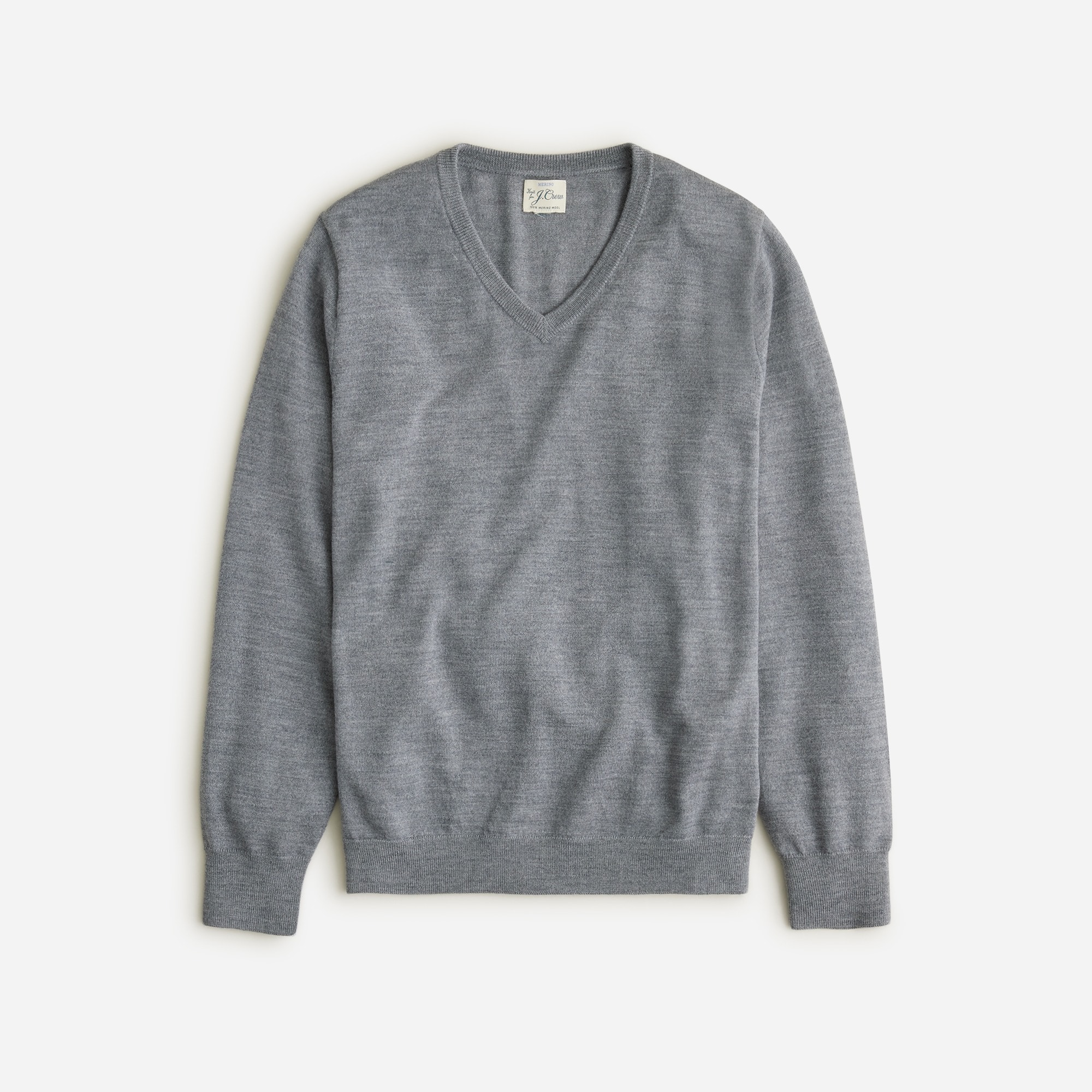 mens Merino wool V-neck sweater
