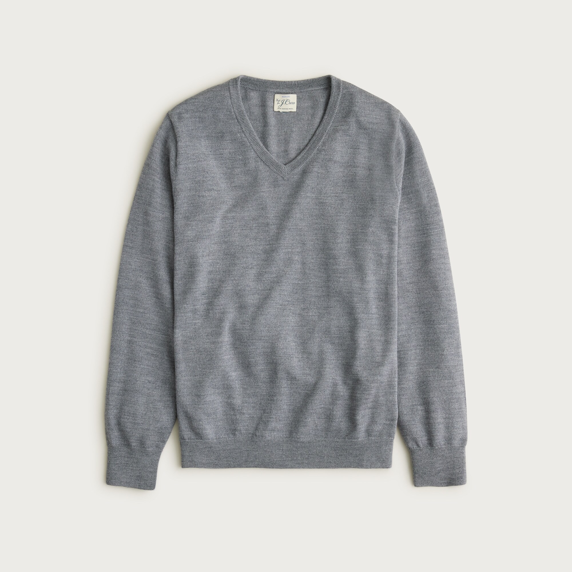 Merino wool V-neck sweater