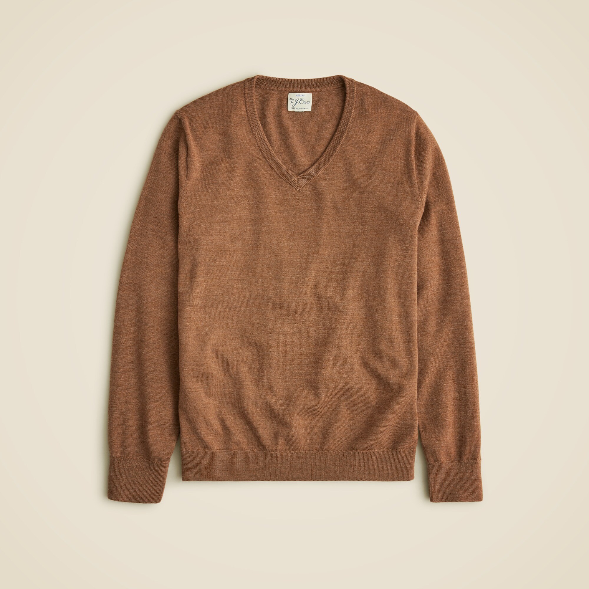  Merino wool V-neck sweater