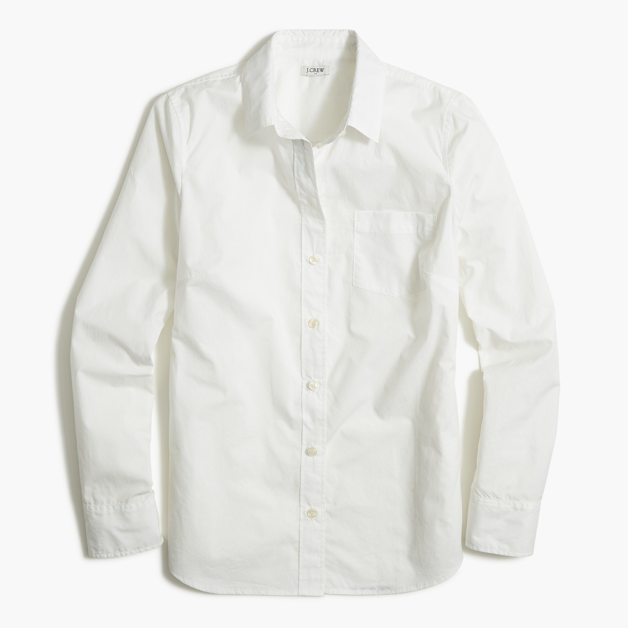 J.Crew: Collection Embellished Cotton Poplin Cropped Button-up Shirt In  Gingham For Women