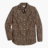 Button-up leopard shirt in signature fit