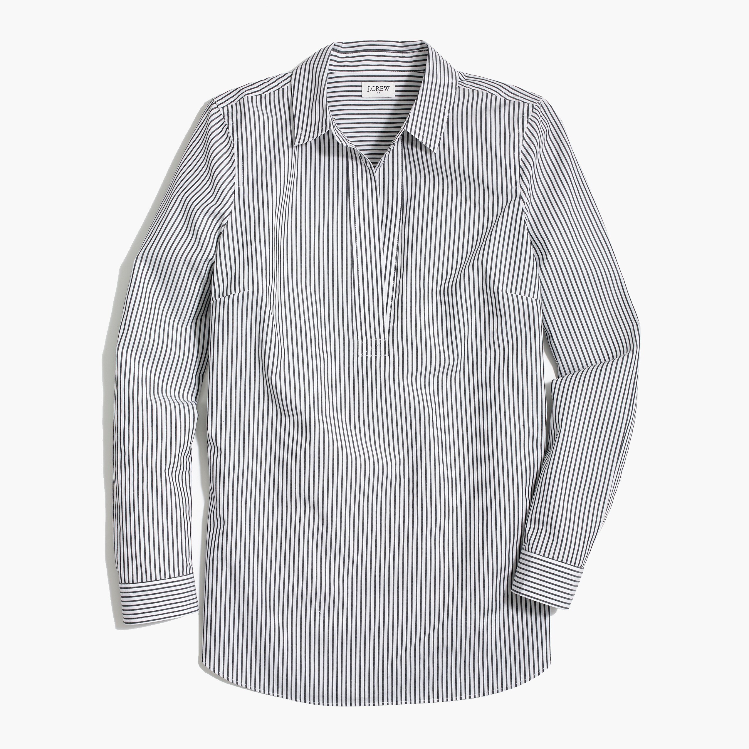 High-low popover tunic top