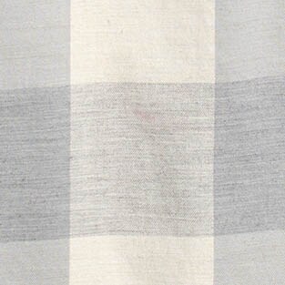 Flannel popover henley in boyfriend fit HTHRS GREY IVORY factory: flannel popover henley in boyfriend fit for women