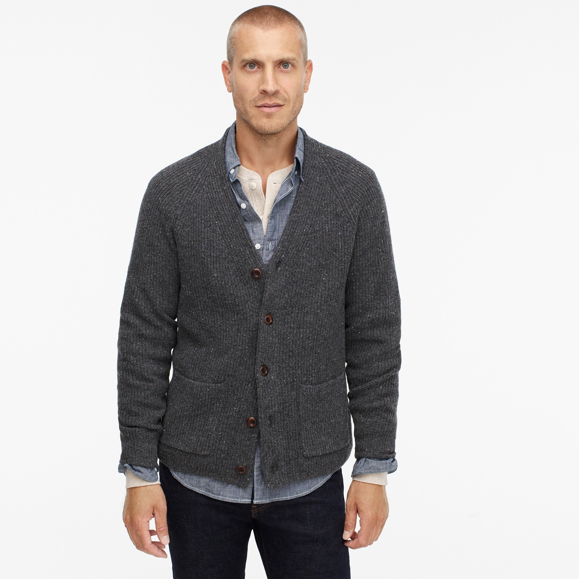 rugged cardigan