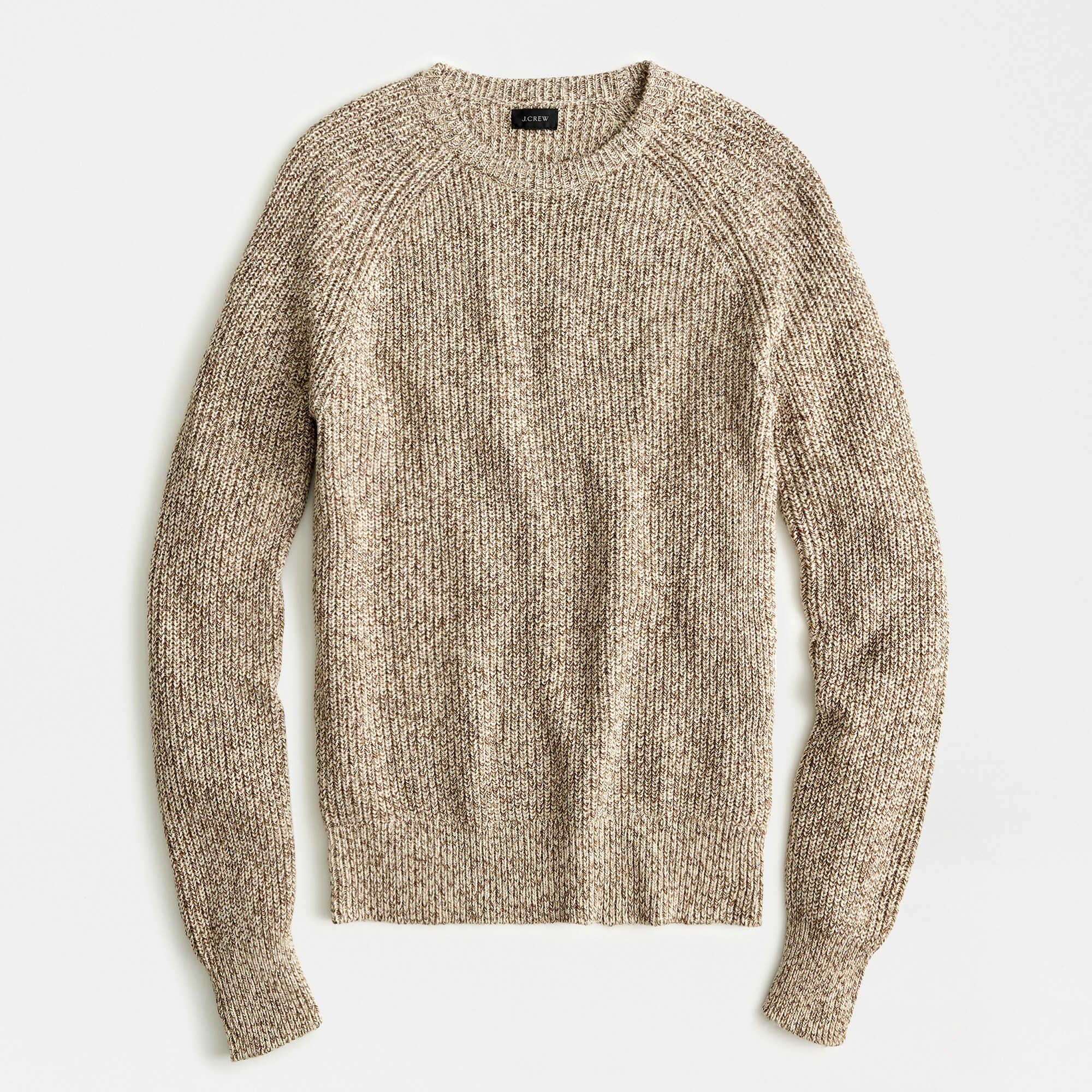 Wallace & Barnes crewneck sweater in marled Italian cotton