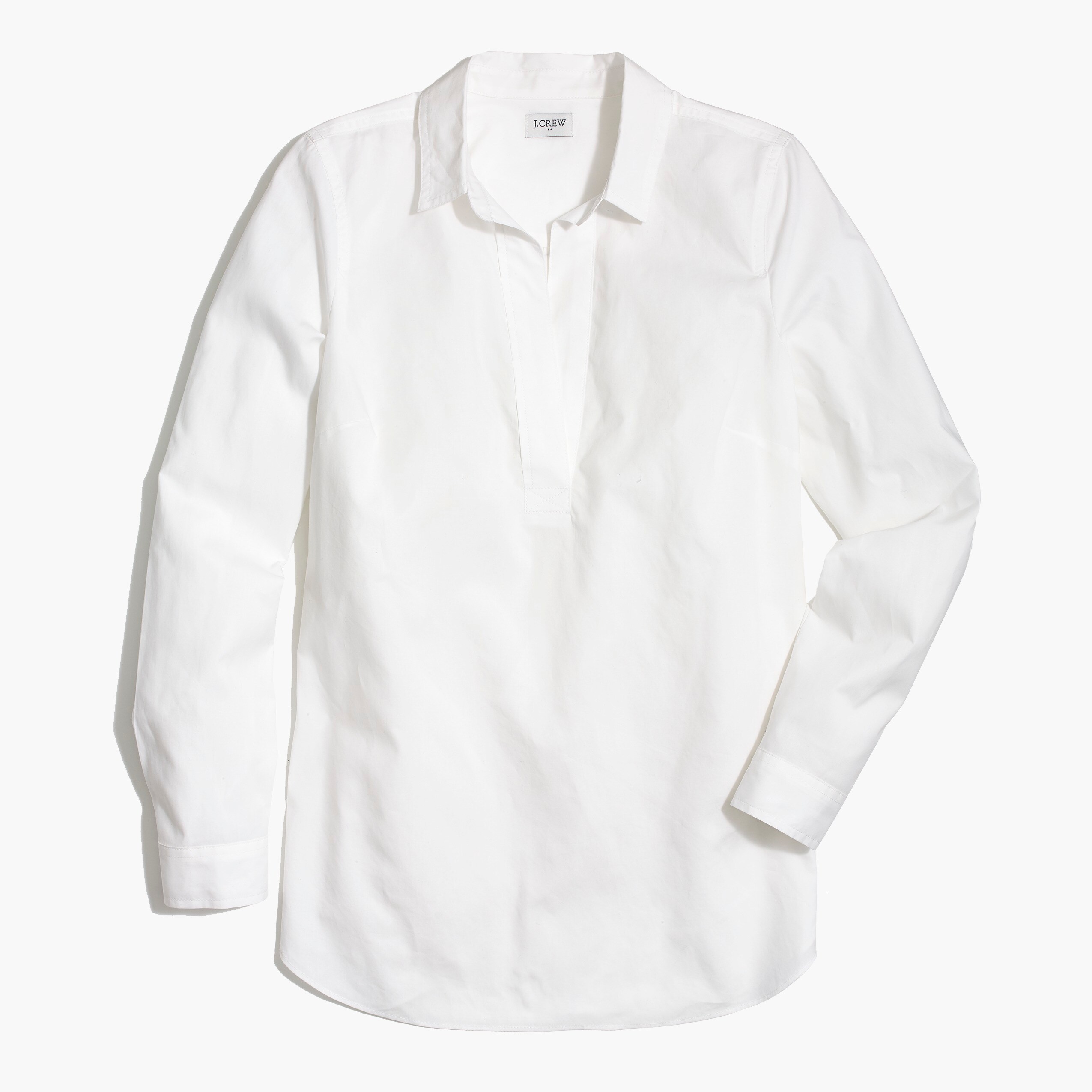 High-low popover tunic top