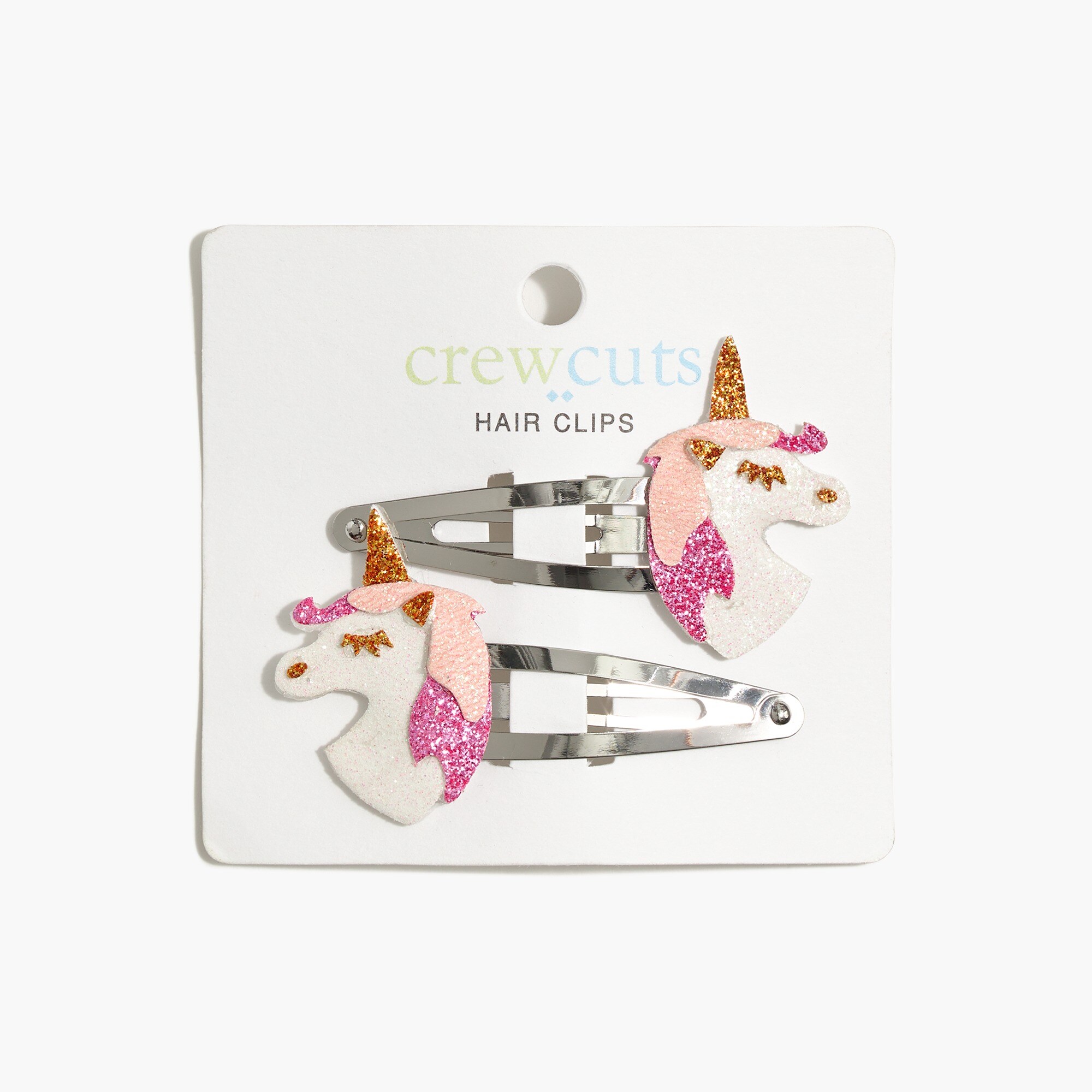 Girls' unicorn hair clips