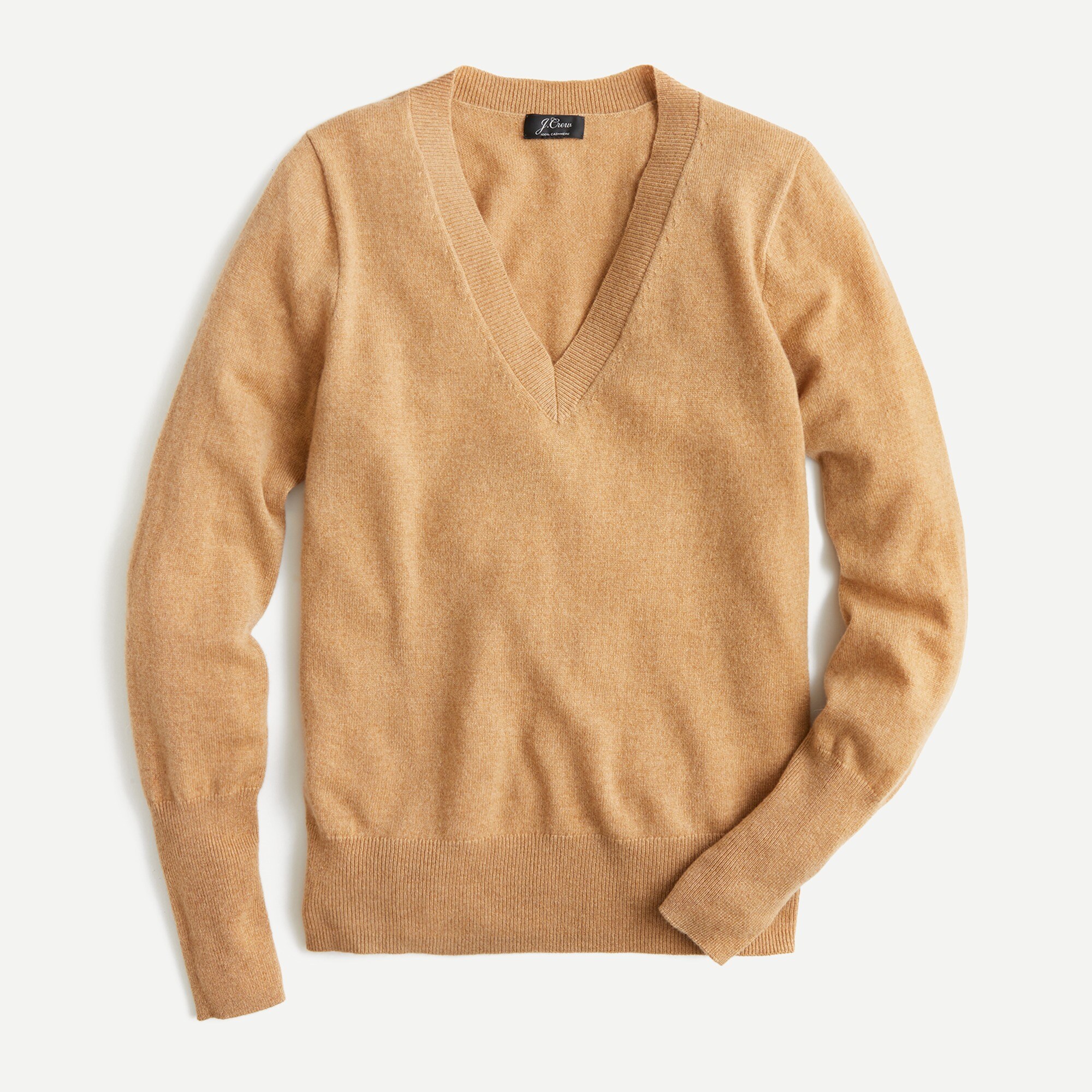 Cashmere V-neck fitted sweater