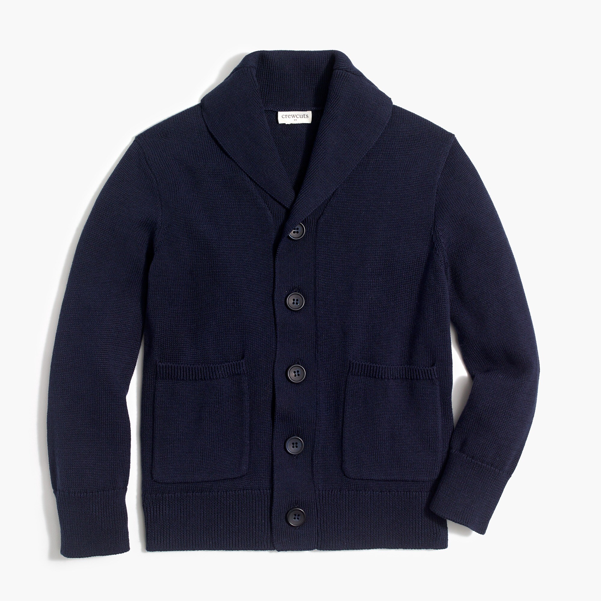boy's cotton shawl-collar cardigan sweater for boys