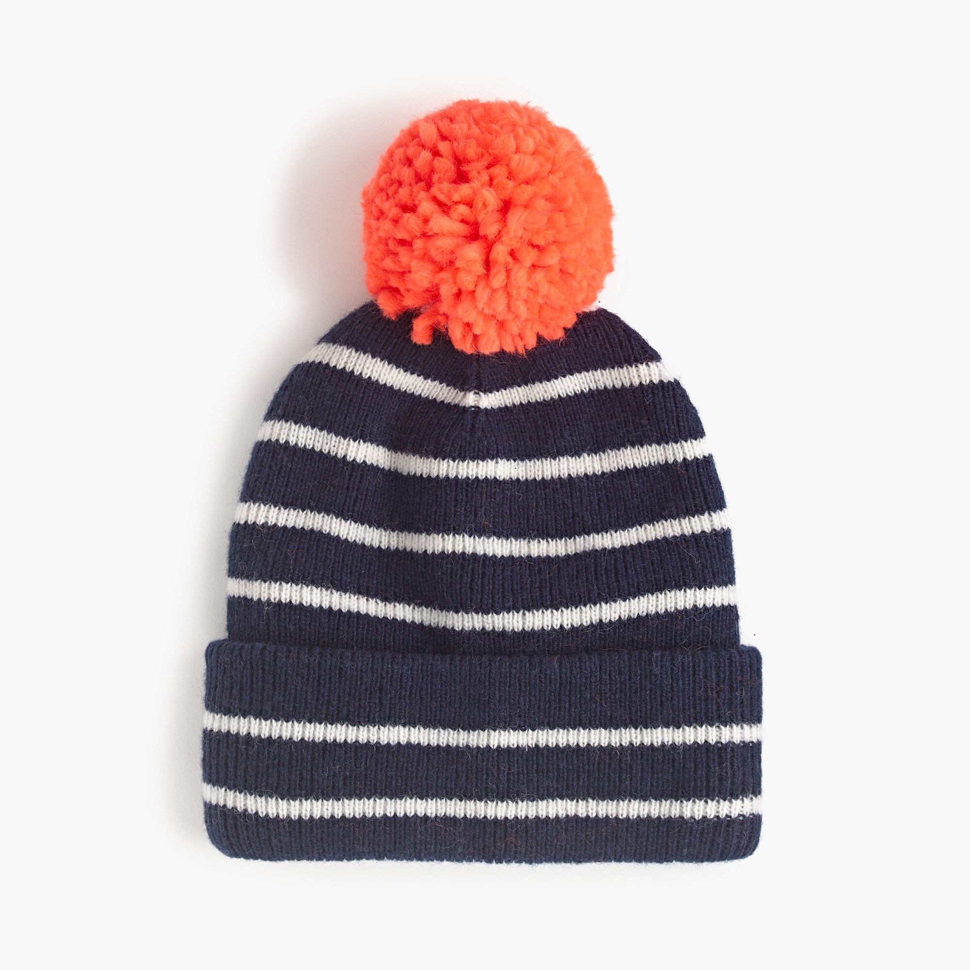 J. Crew Striped pom-pom hat Ribbed Pom-pom Beanie For Women | J.Crew main image 4