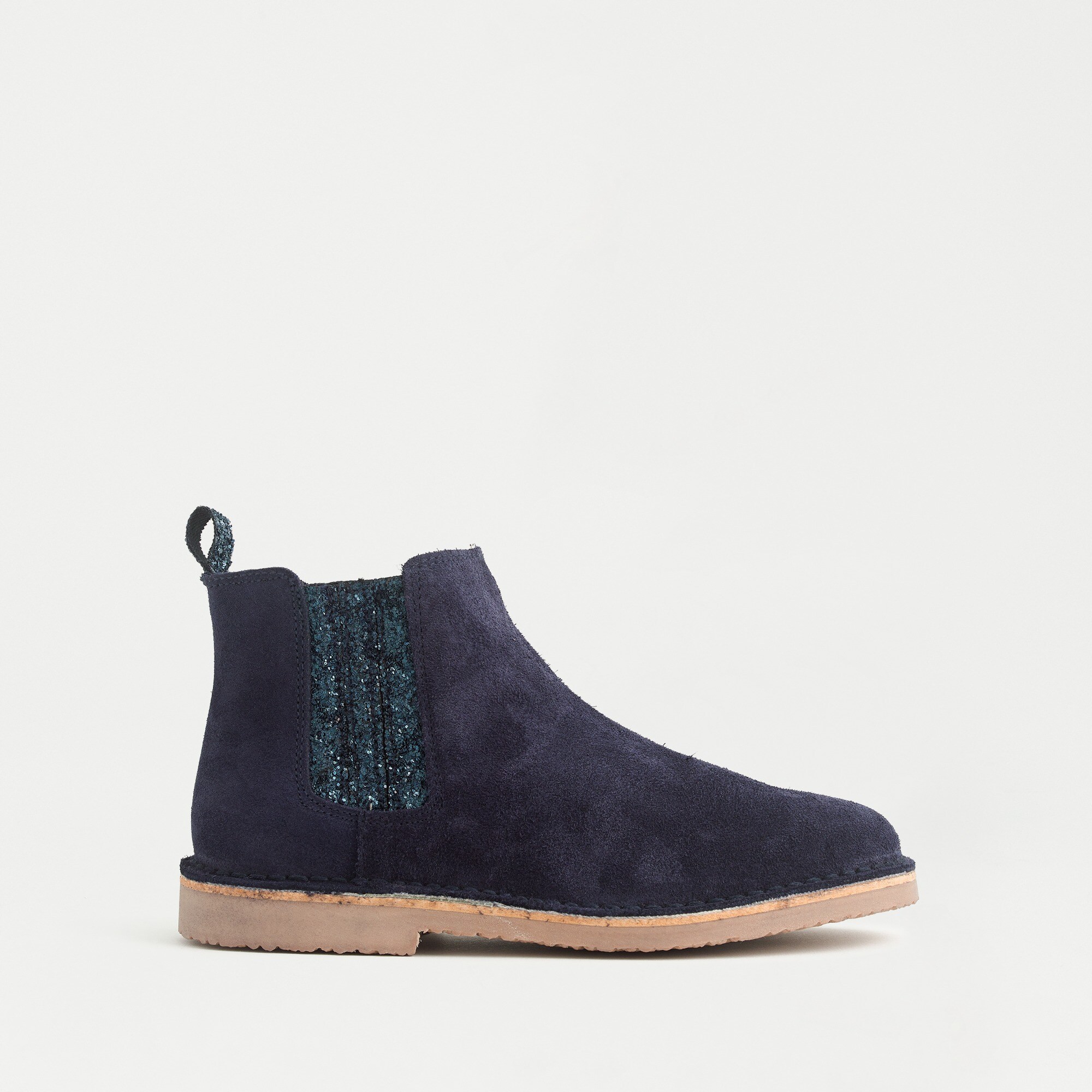 glitter chelsea boots