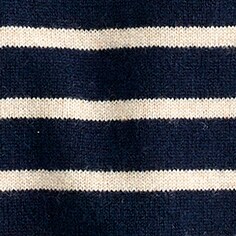 Cashmere crewneck sweater in stripe STRIPE NAVY cashmere crewneck sweater in stripe for men