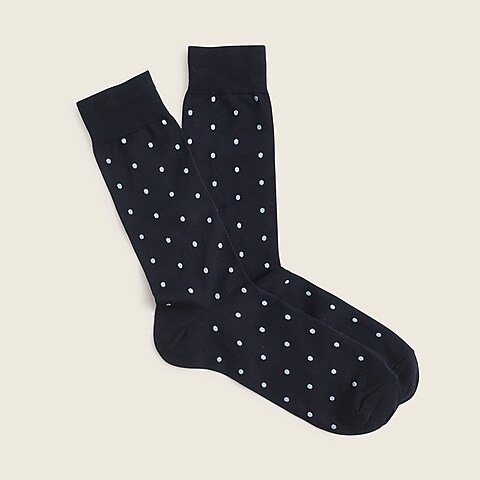 mens Polka dot dress socks
