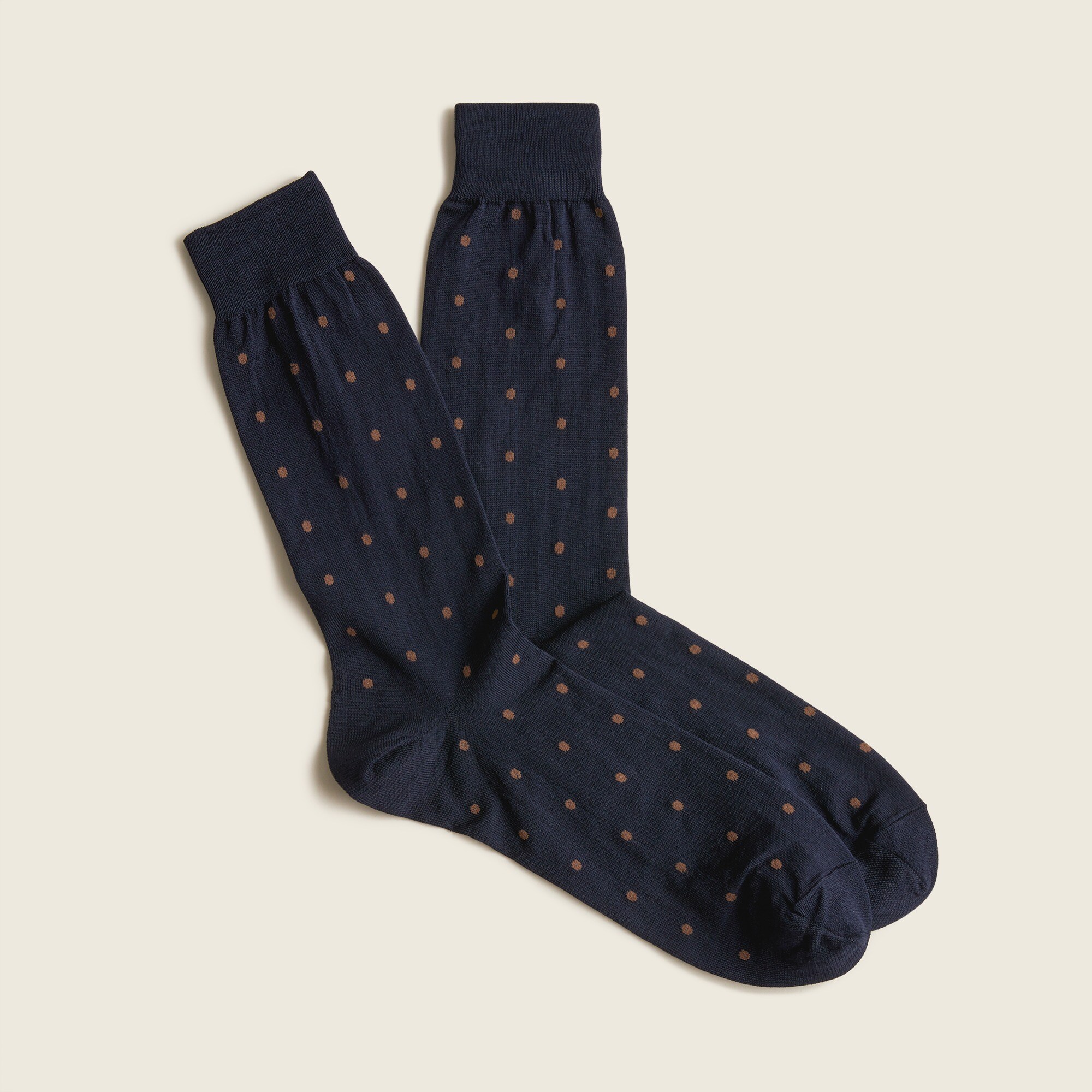 Polka-dot dress socks