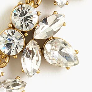 Crystal burst statement necklace CRYSTAL factory: crystal burst statement necklace for women