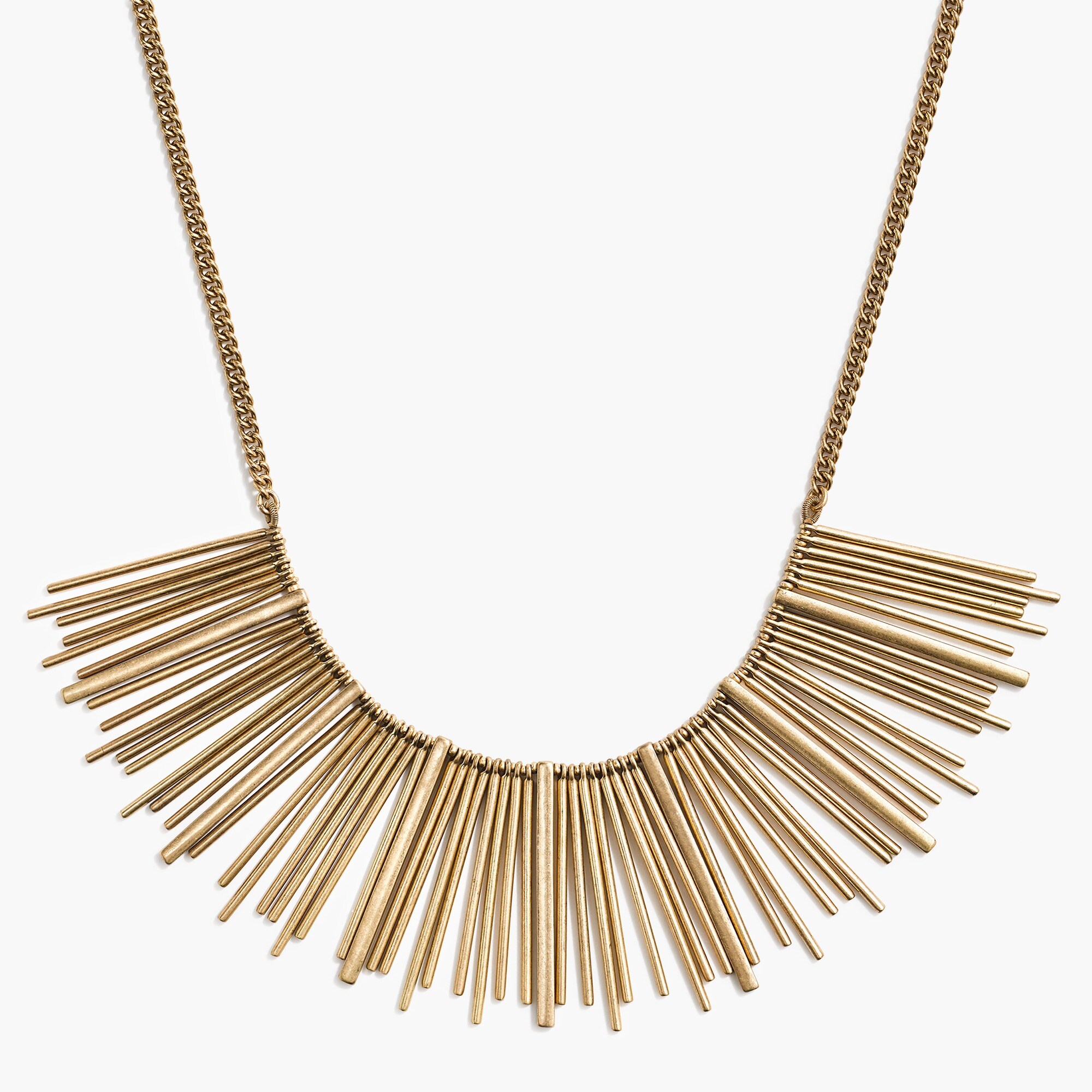 Sunburst statement necklace