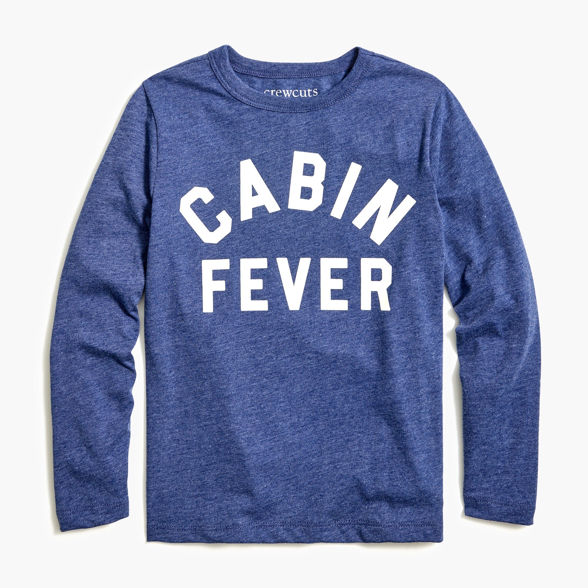 Boys' long-sleeve "cabin fever" graphic tee