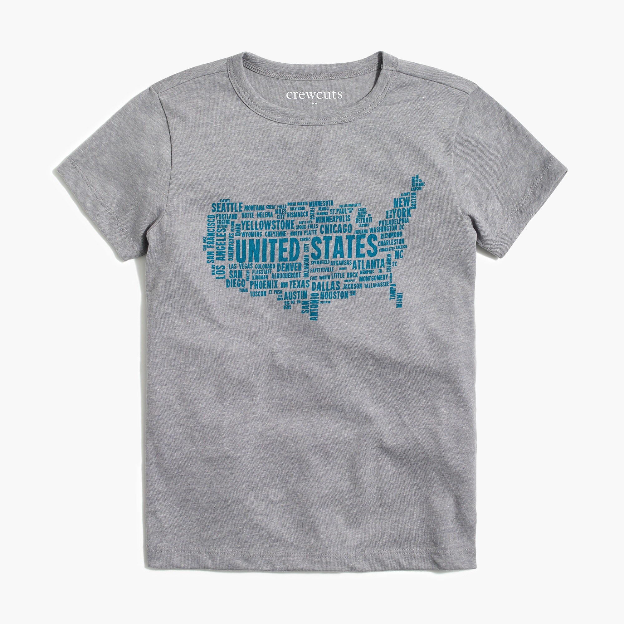 Boys' USA map graphic tee
