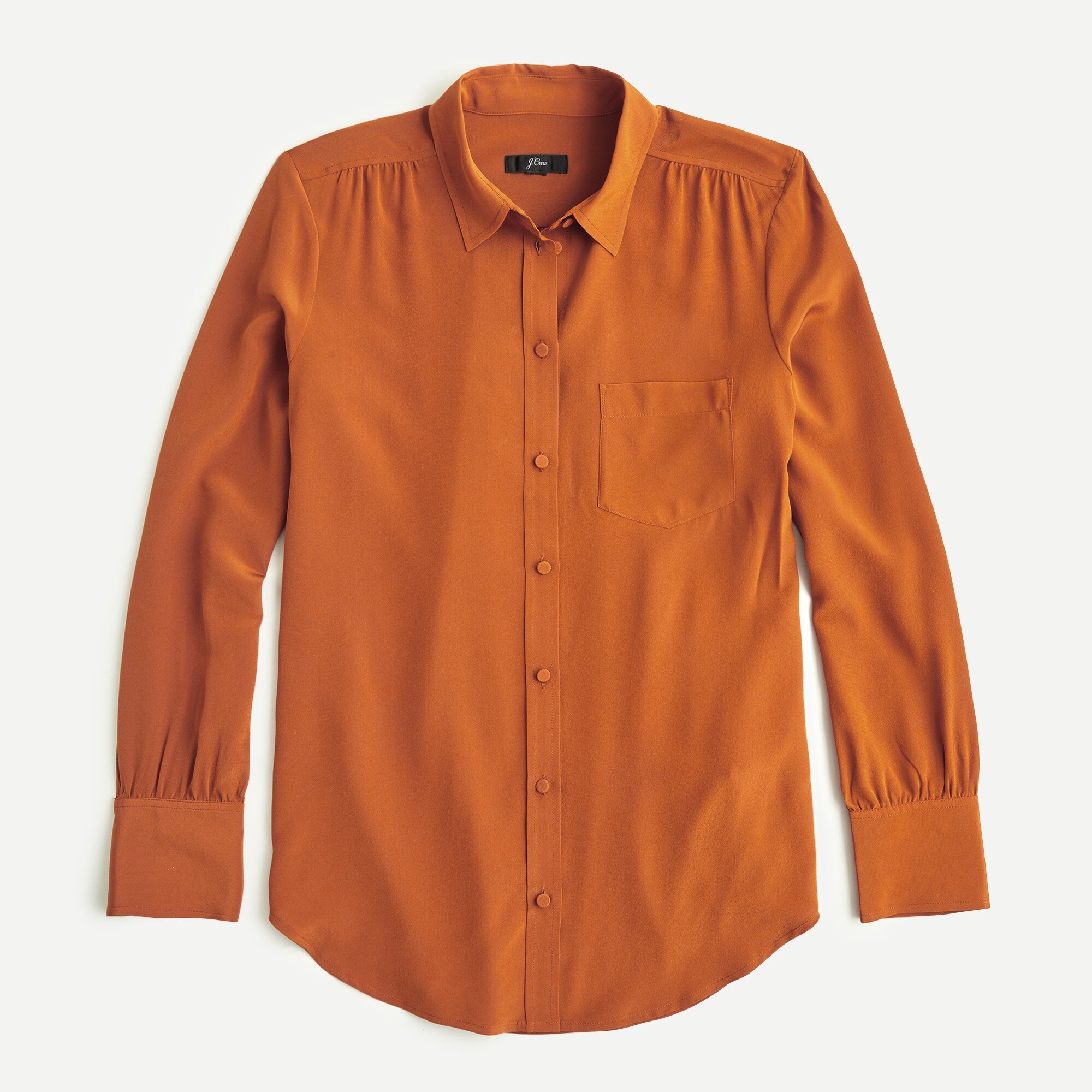 Button-up shirt in Re-Imagined Silk