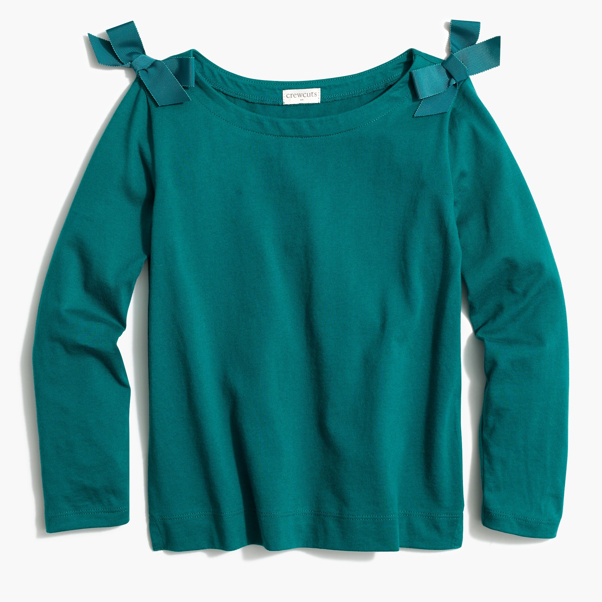 Girl's bow-shoulder tee