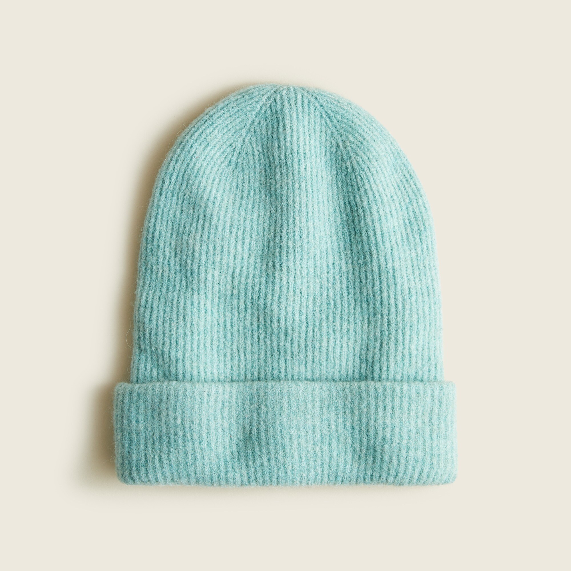 Ribbed beanie in Supersoft yarn