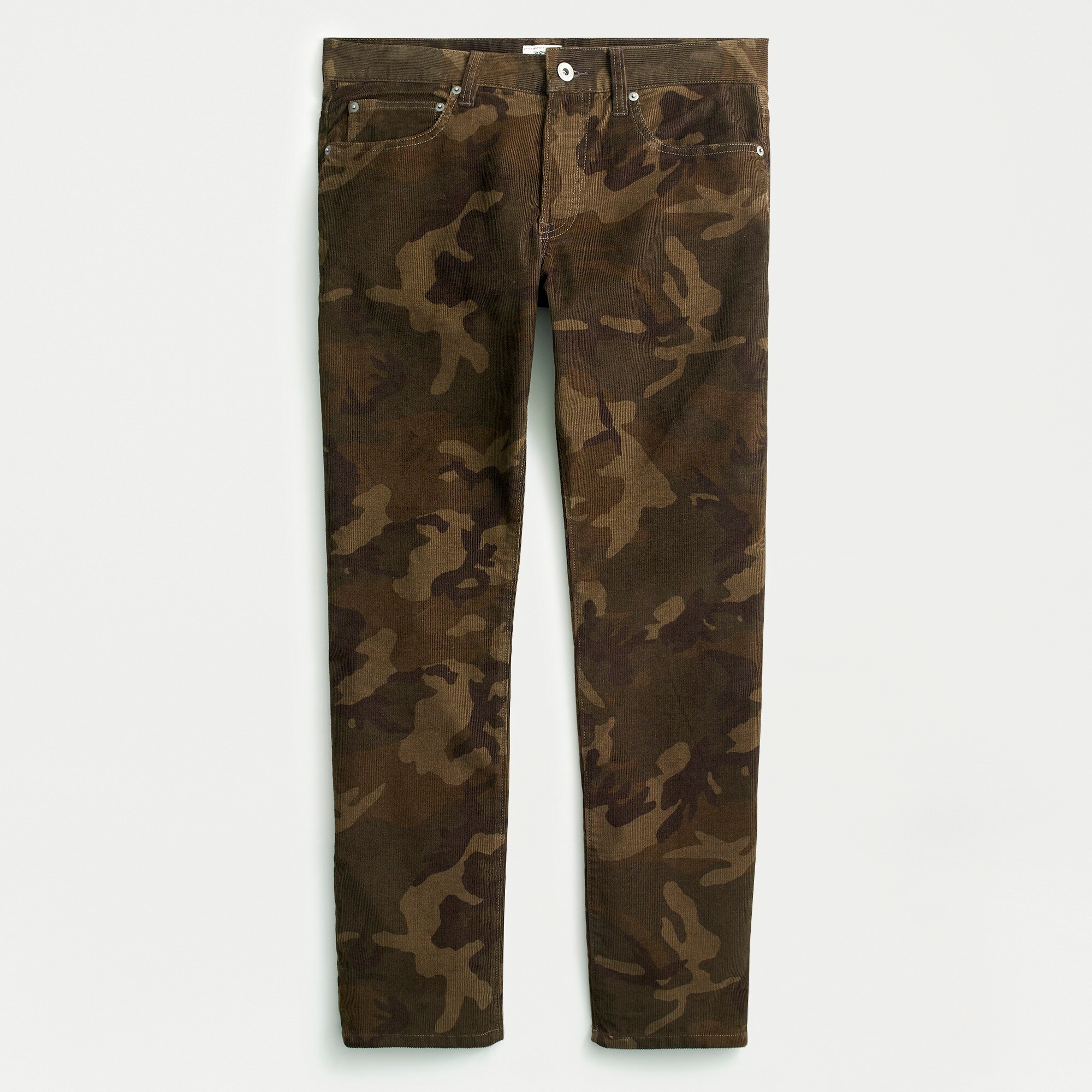 484 Slim-fit Pant In Camouflage Corduroy For Men | J.Crew