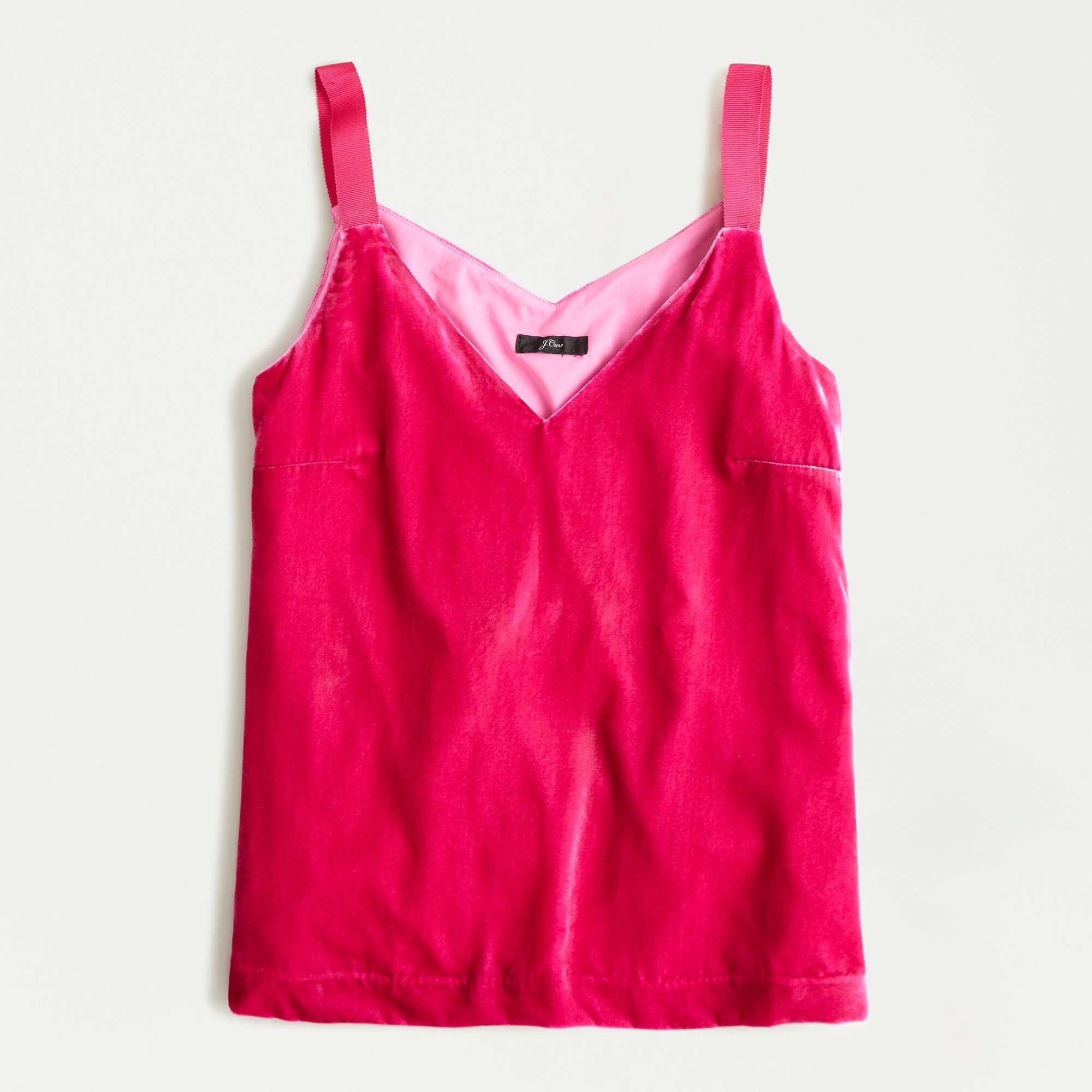 Drapey velvet camisole top