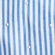 Gemstone embellished perfect shirt in stripe BANKER BLUE j.crew: gemstone embellished perfect shirt in stripe for women