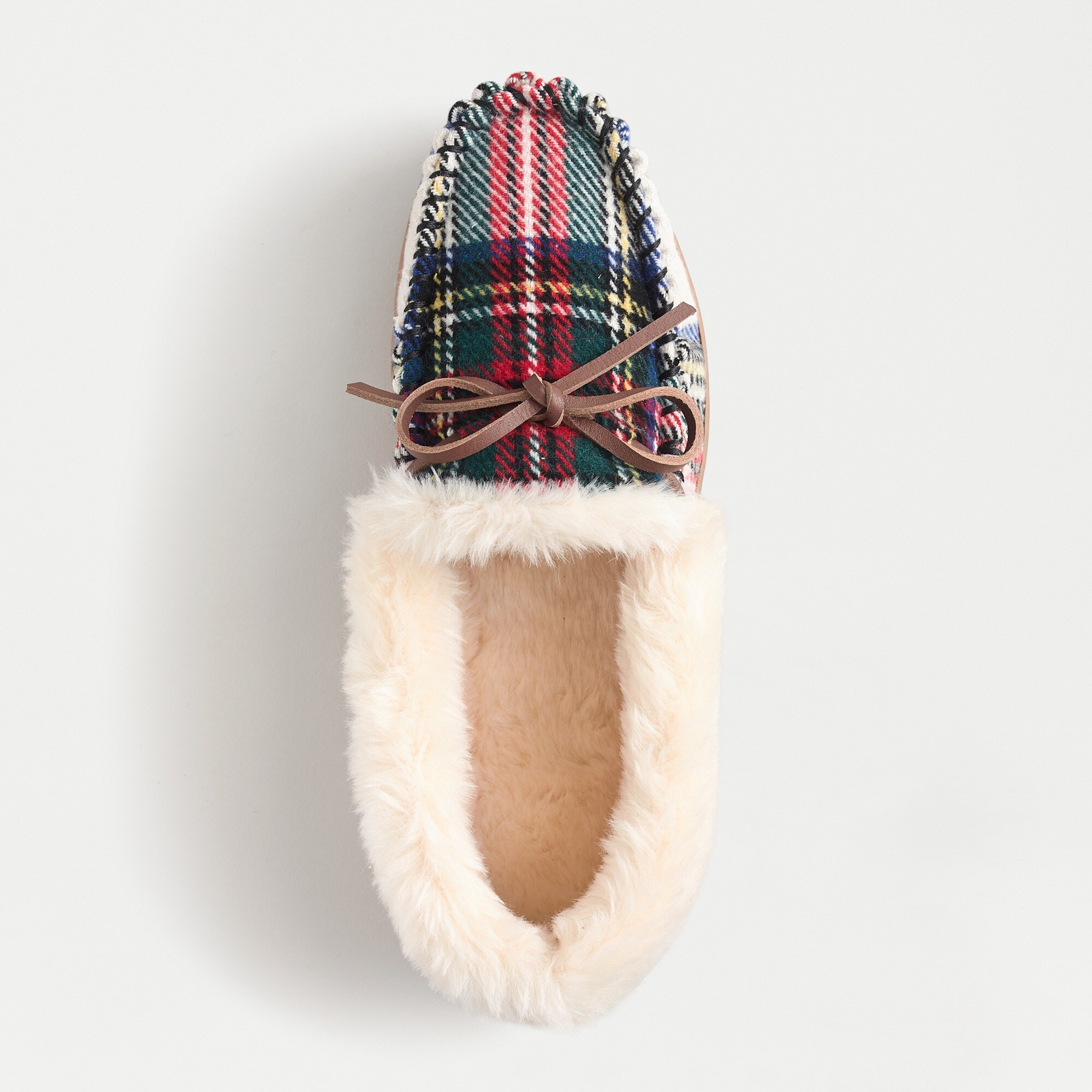 j crew plaid slippers