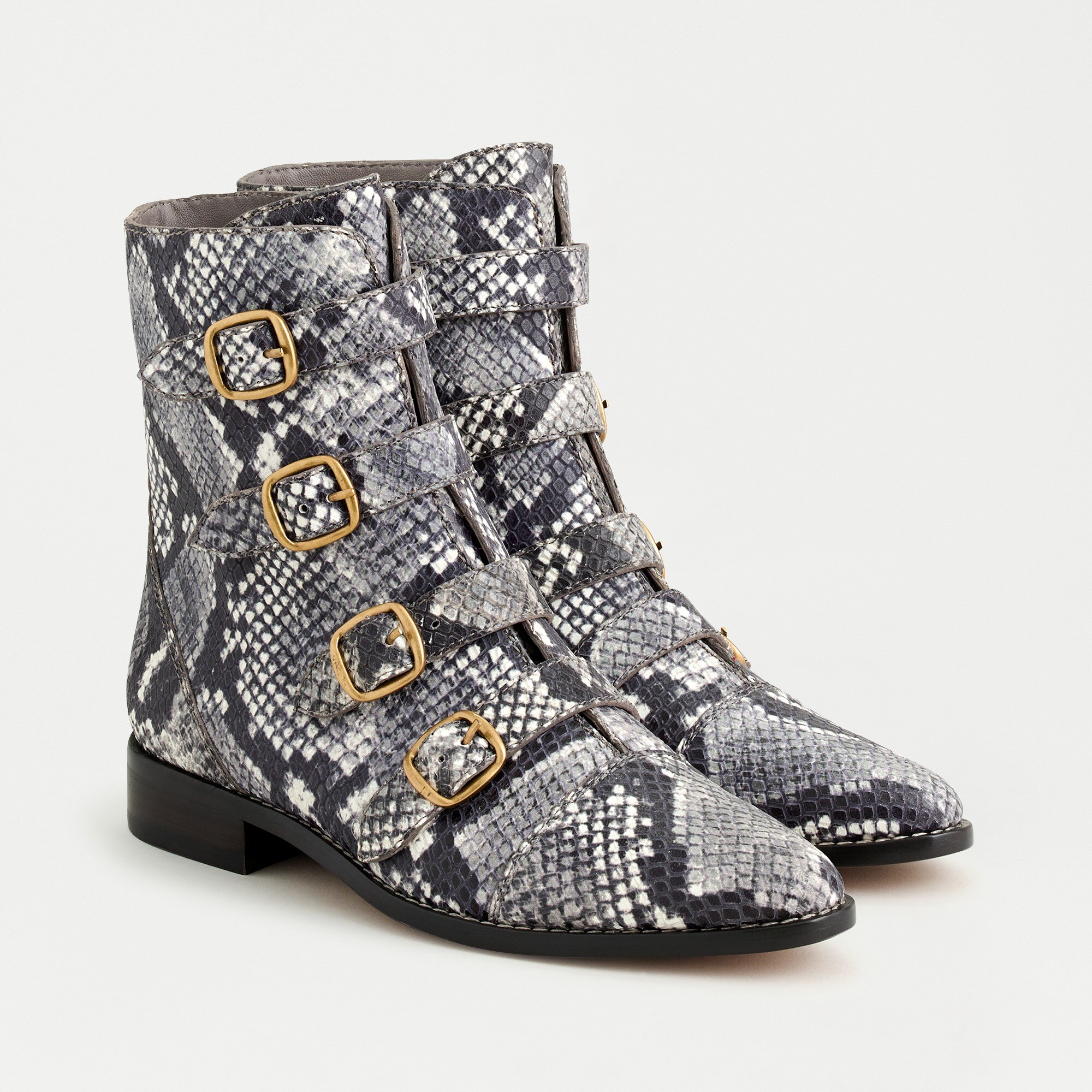 J crew snakeskin best sale boots