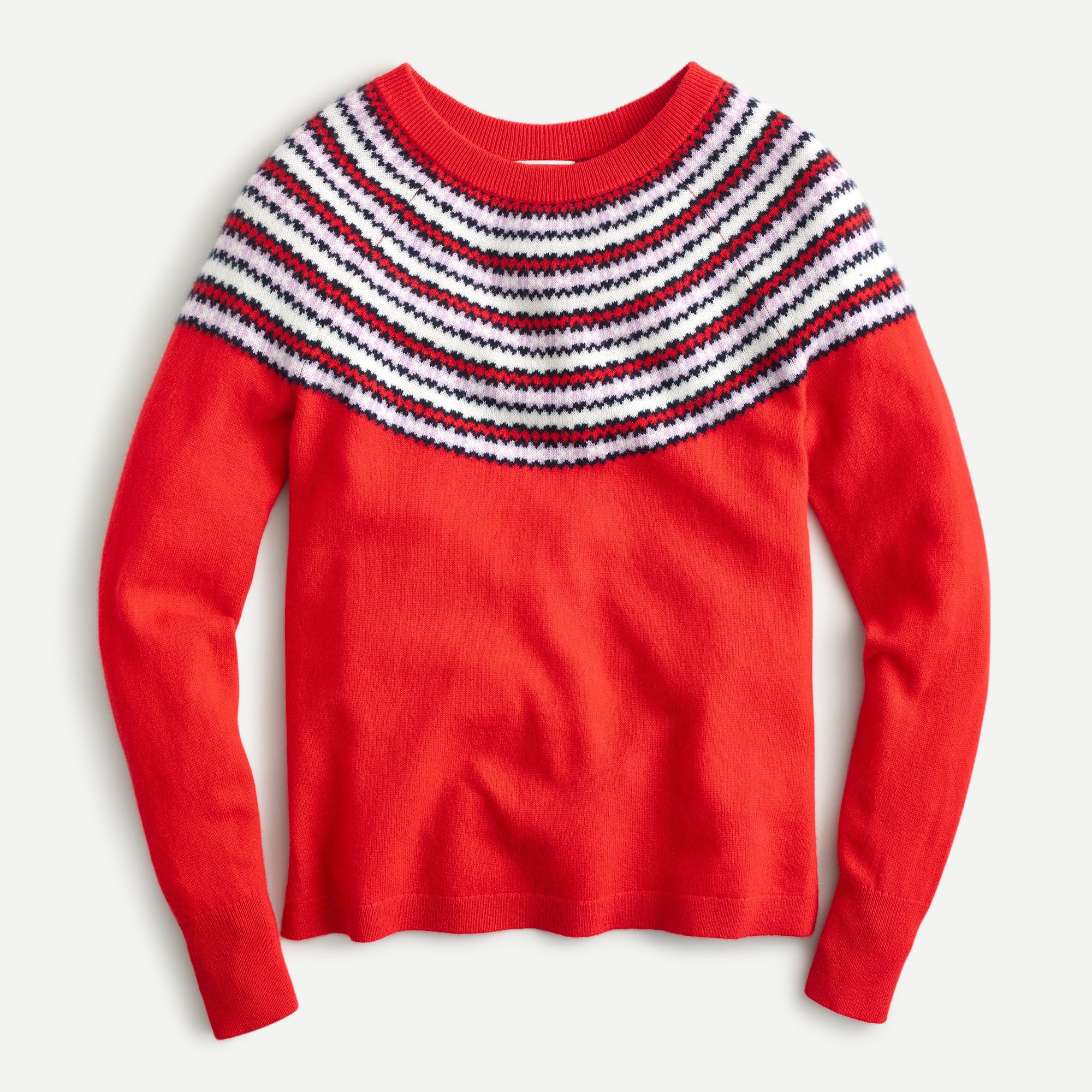 J crew women's fair isle sweater hotsell