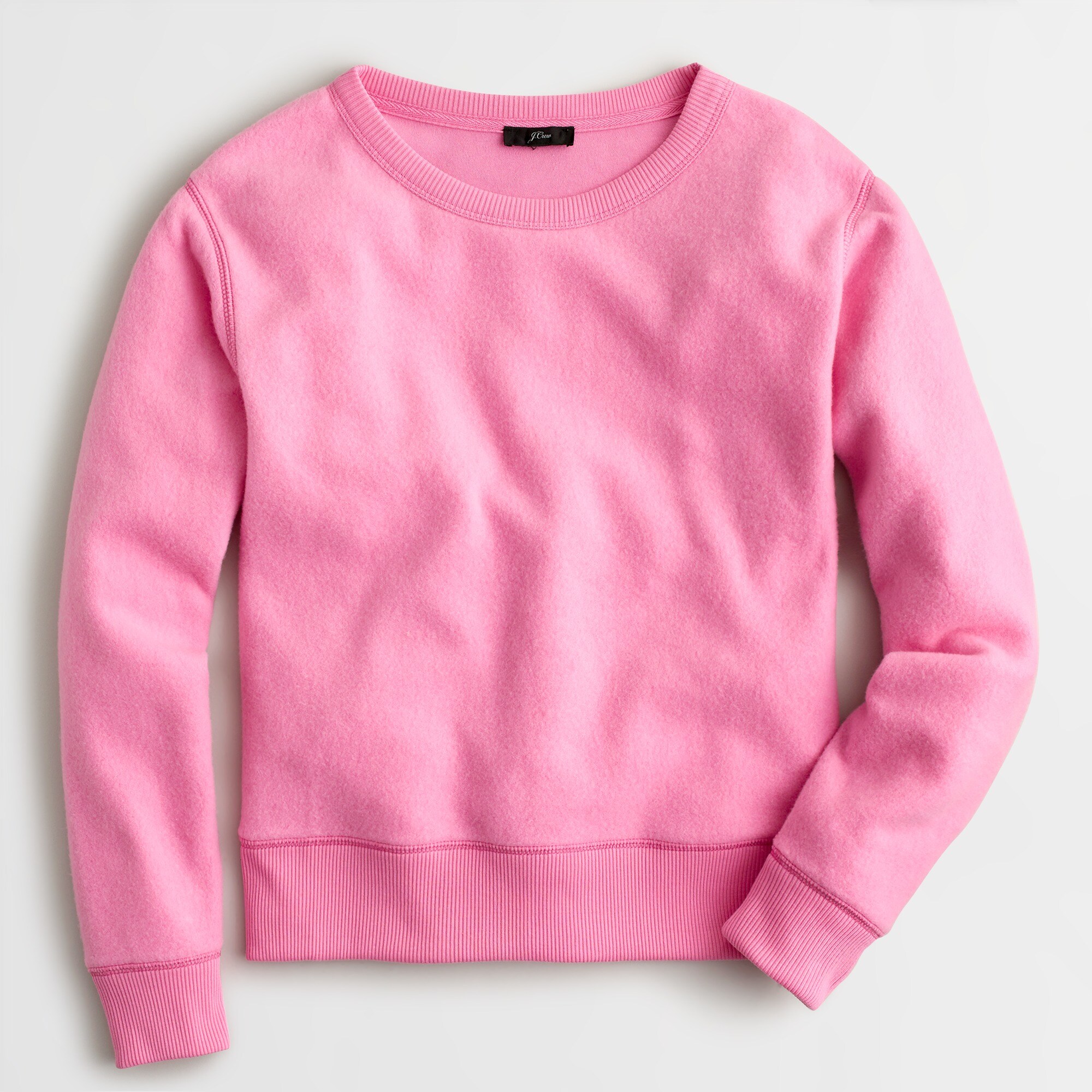 Brushed terry pullover sweatshirt