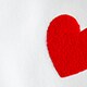 Heart sweatshirt WHITE j.crew: heart sweatshirt for women