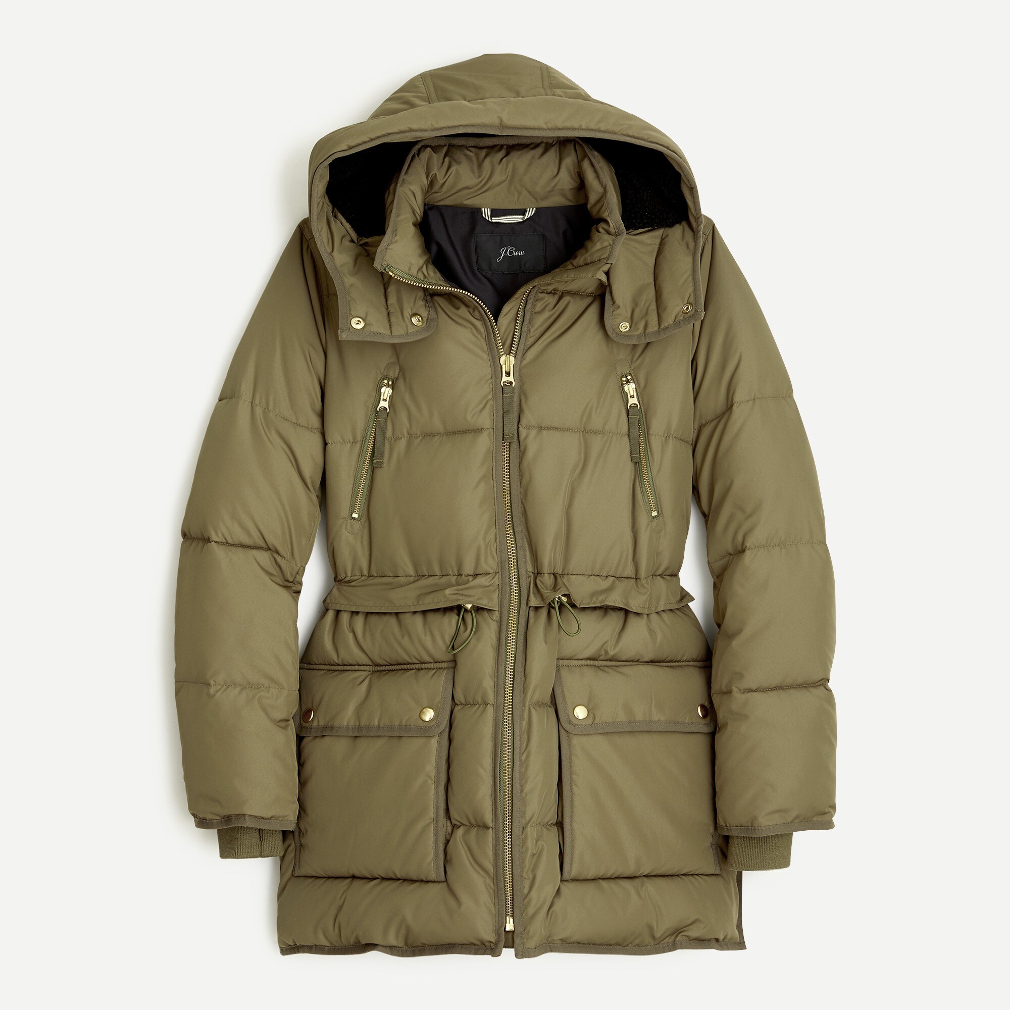 J.Crew: Chateau Puffer Jacket With PrimaLoft® For Women