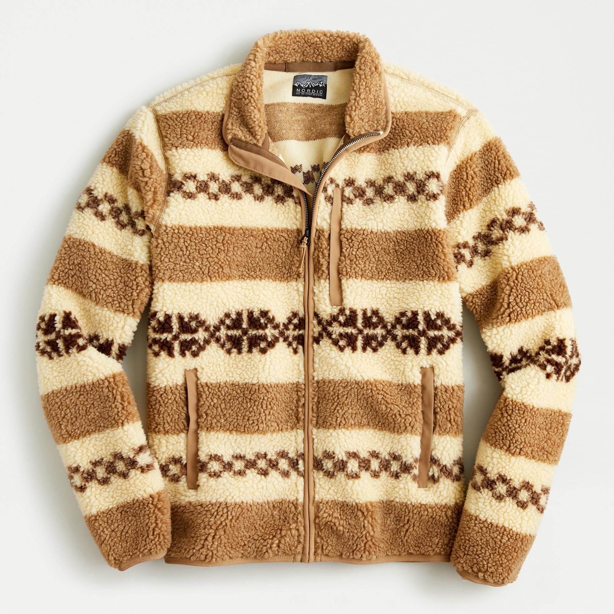 J crew fleece coat hotsell
