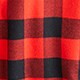 Open V-neck shirt in buffalo check flannel CERISE BLACK j.crew: open v-neck shirt in buffalo check flannel for women