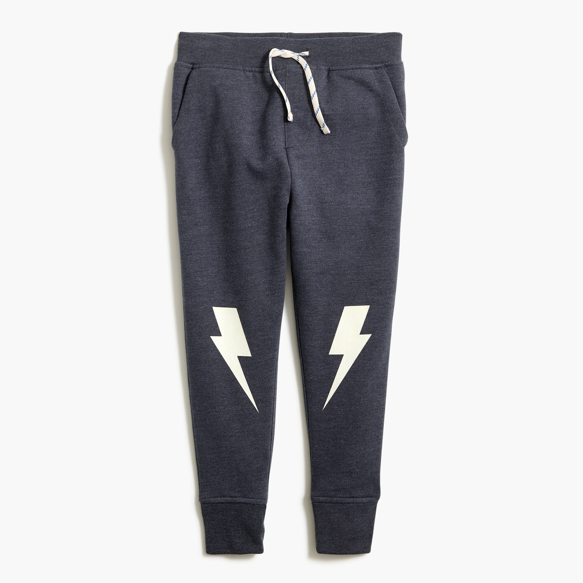 Boys' glow-in-the-dark knee patch sweatpants