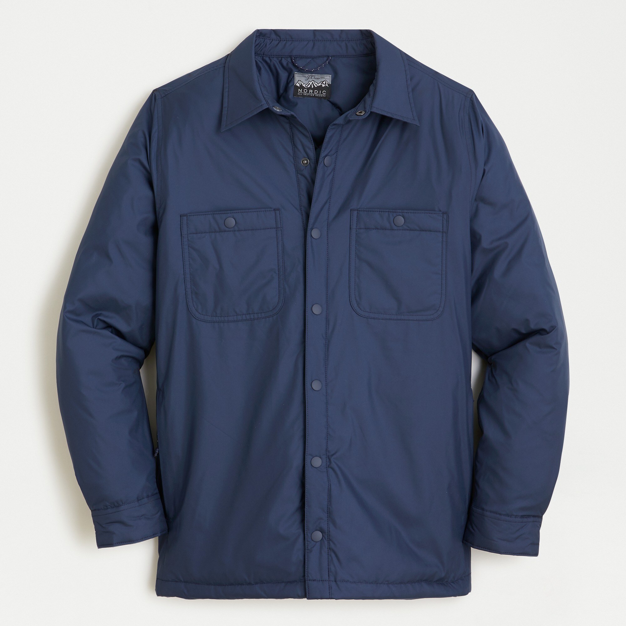 Nordic Recycled Ripstop Shirt-jacket For Men | J.Crew