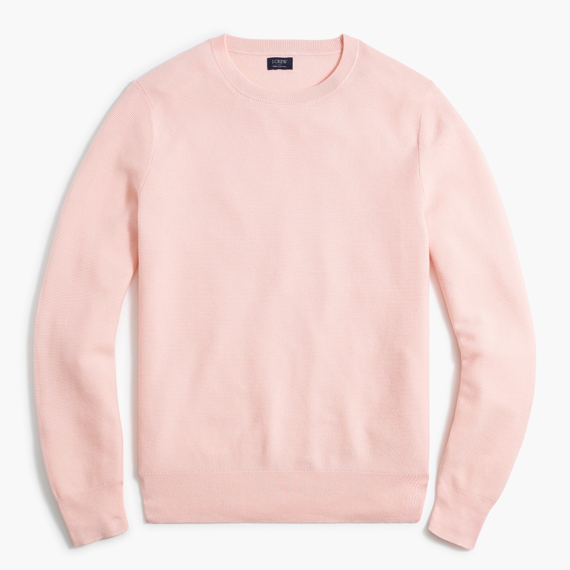 crew neck pink sweater