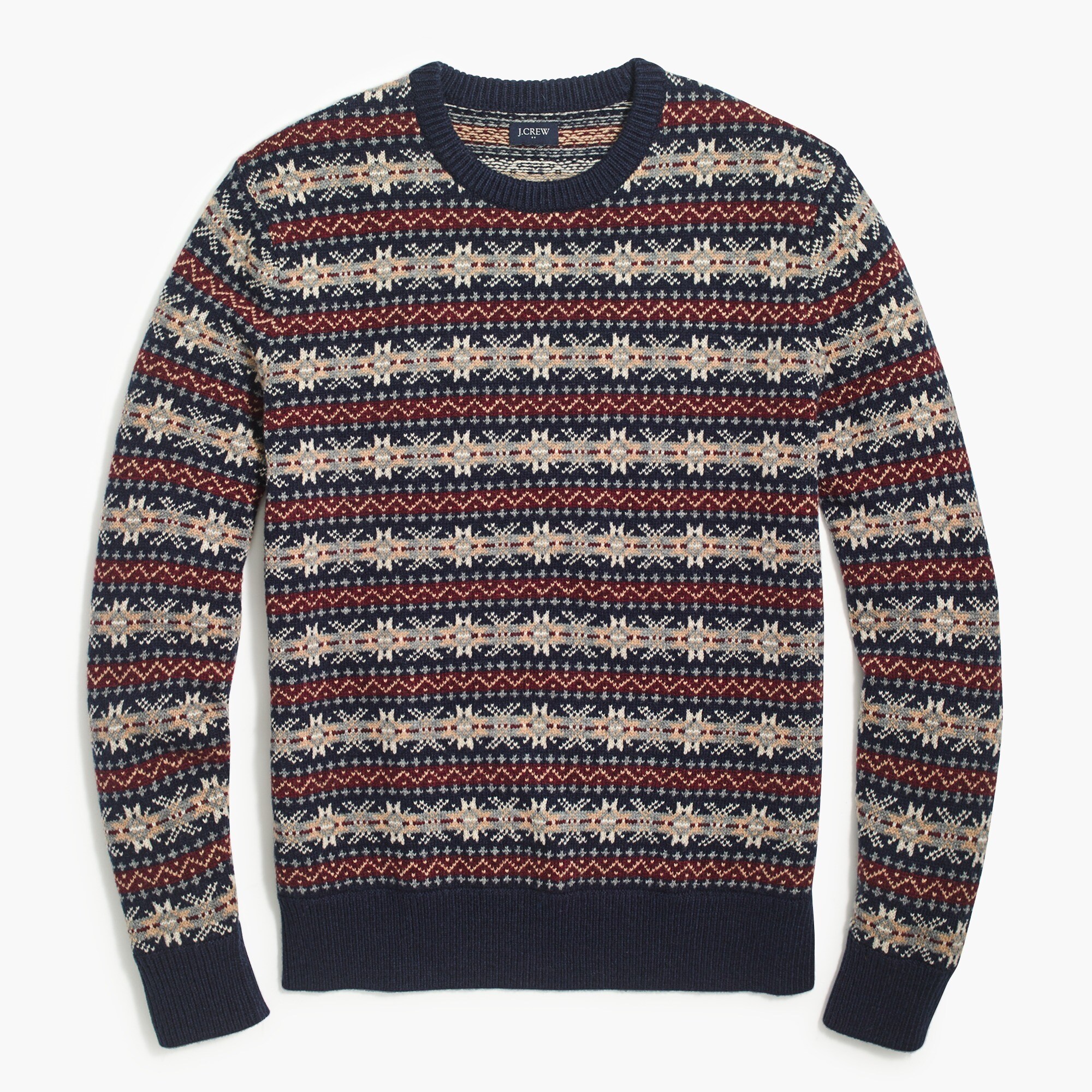J crew fair isle sweater mens hotsell