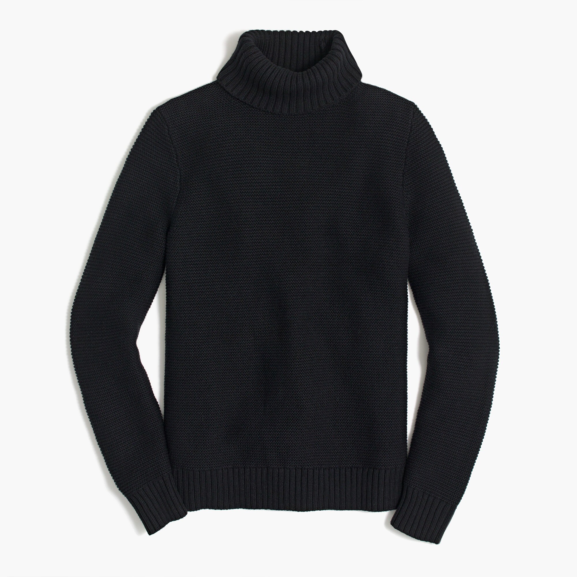 j.crew factory: classic turtleneck sweater, right side, view zoomed