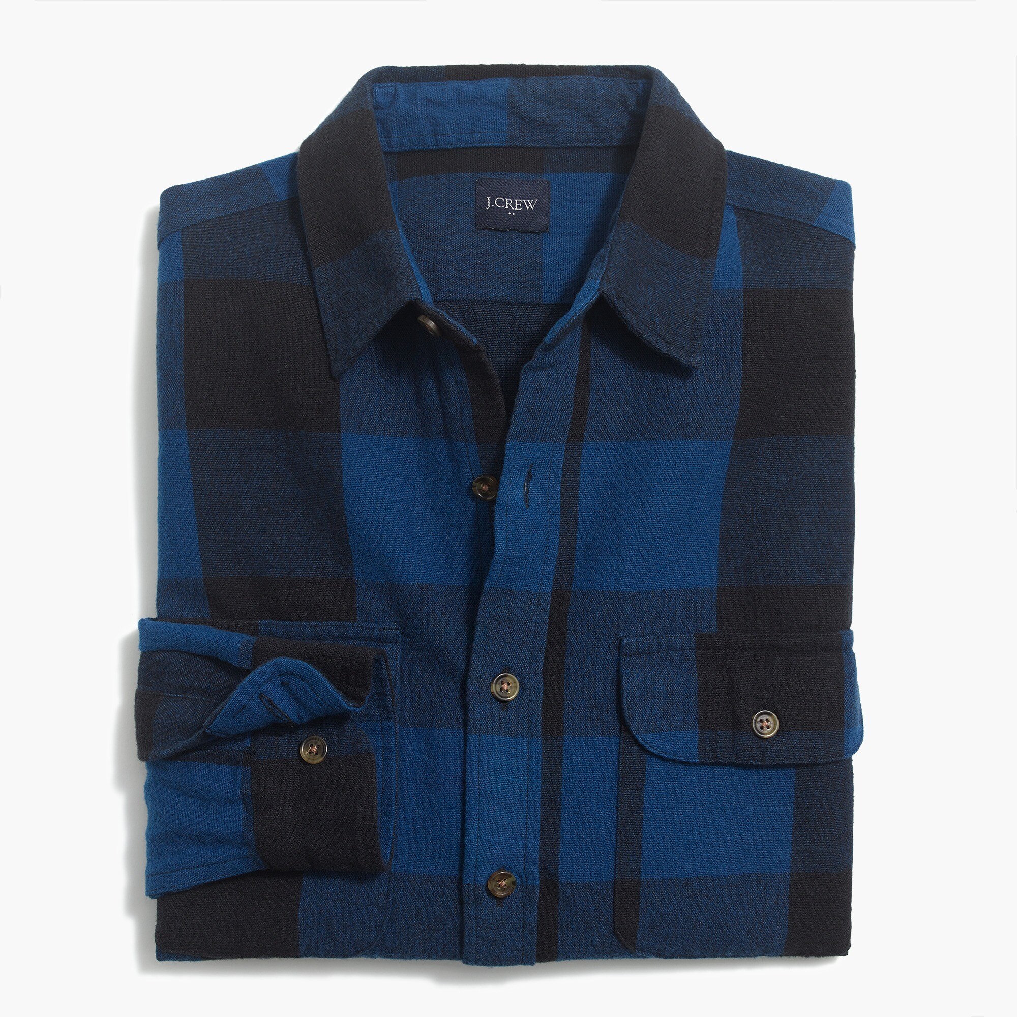 buffalo check heavyweight workshirt for men
