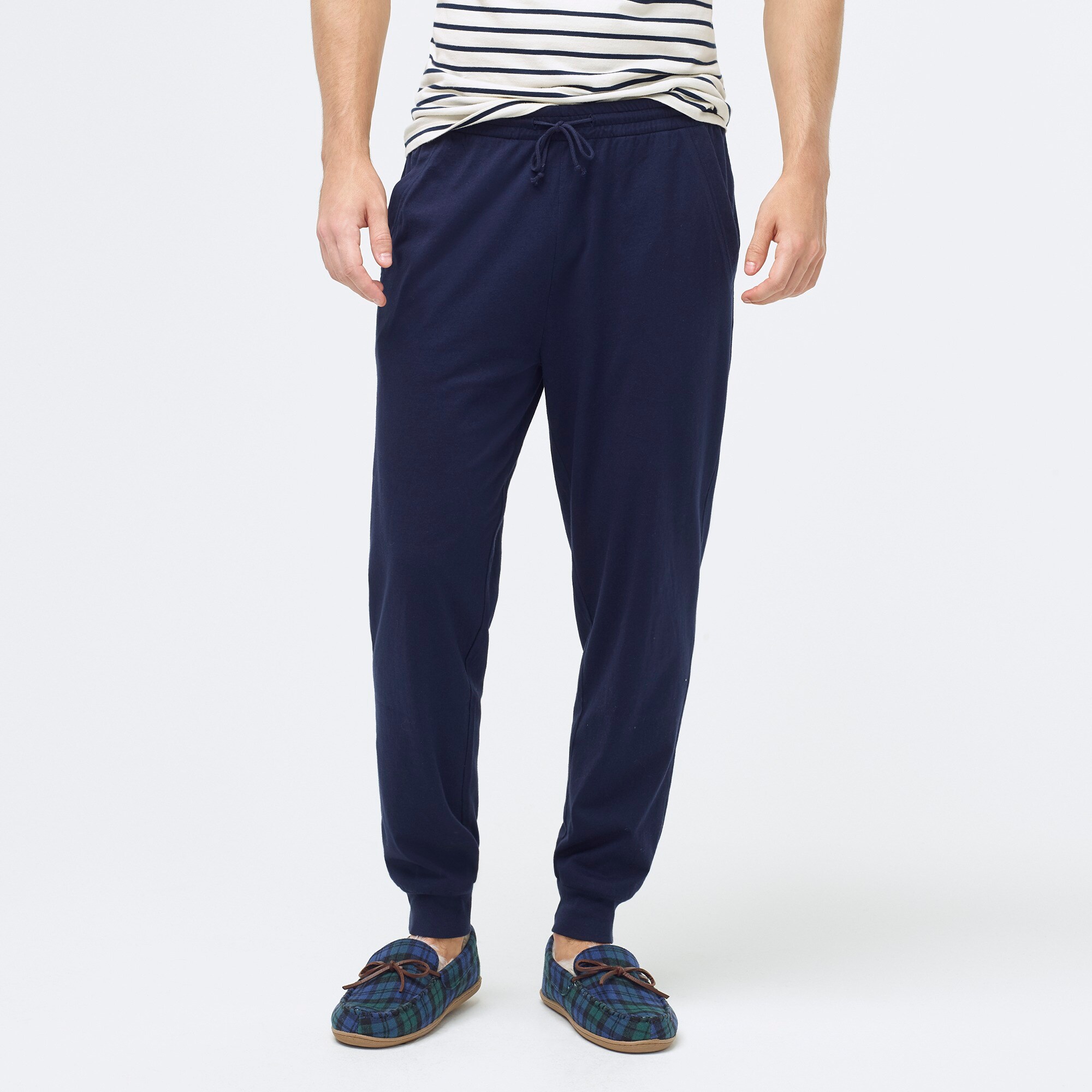 Jersey-knit pajama jogger