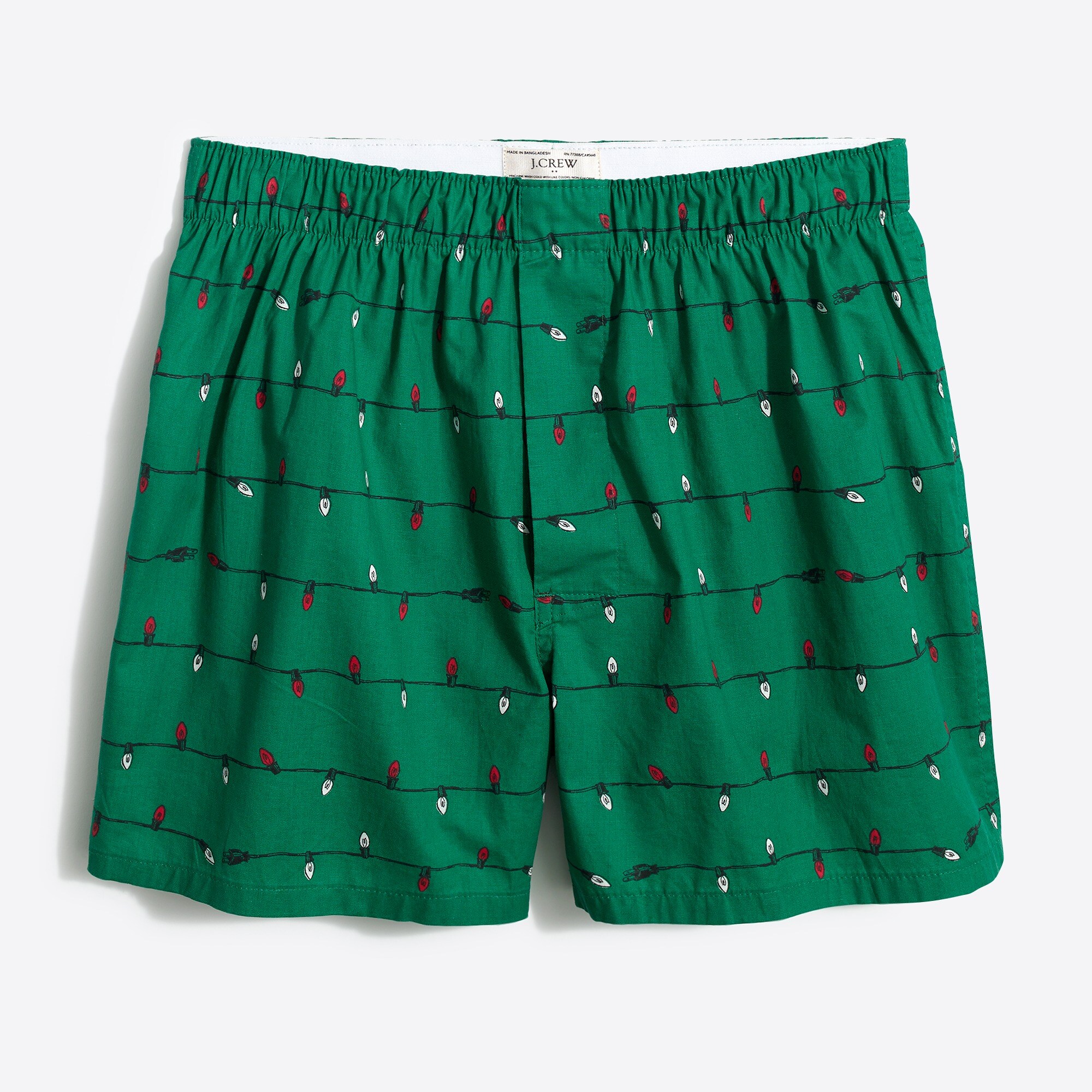 Christmas lights woven boxers