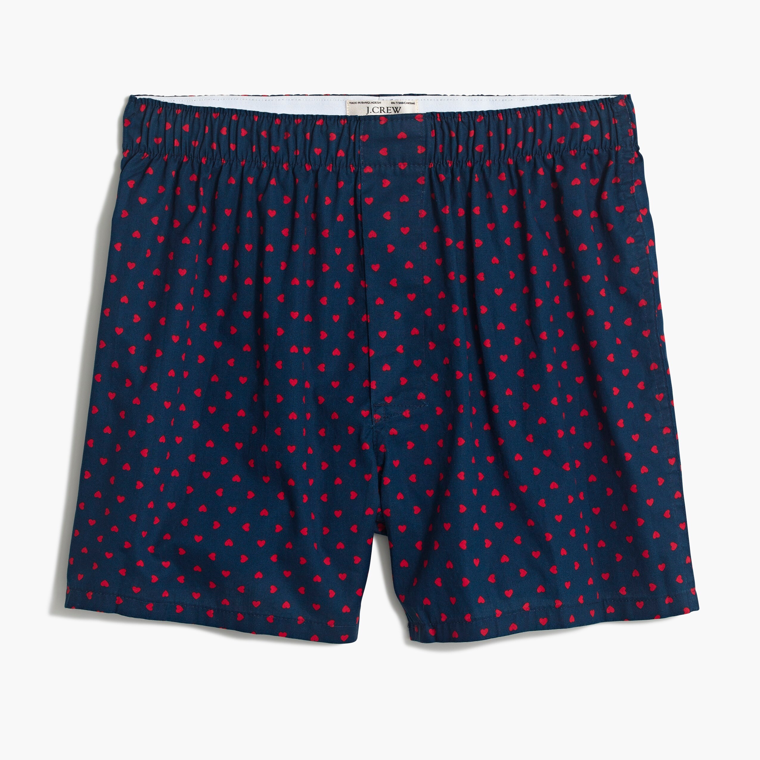 small hearts woven boxers for men