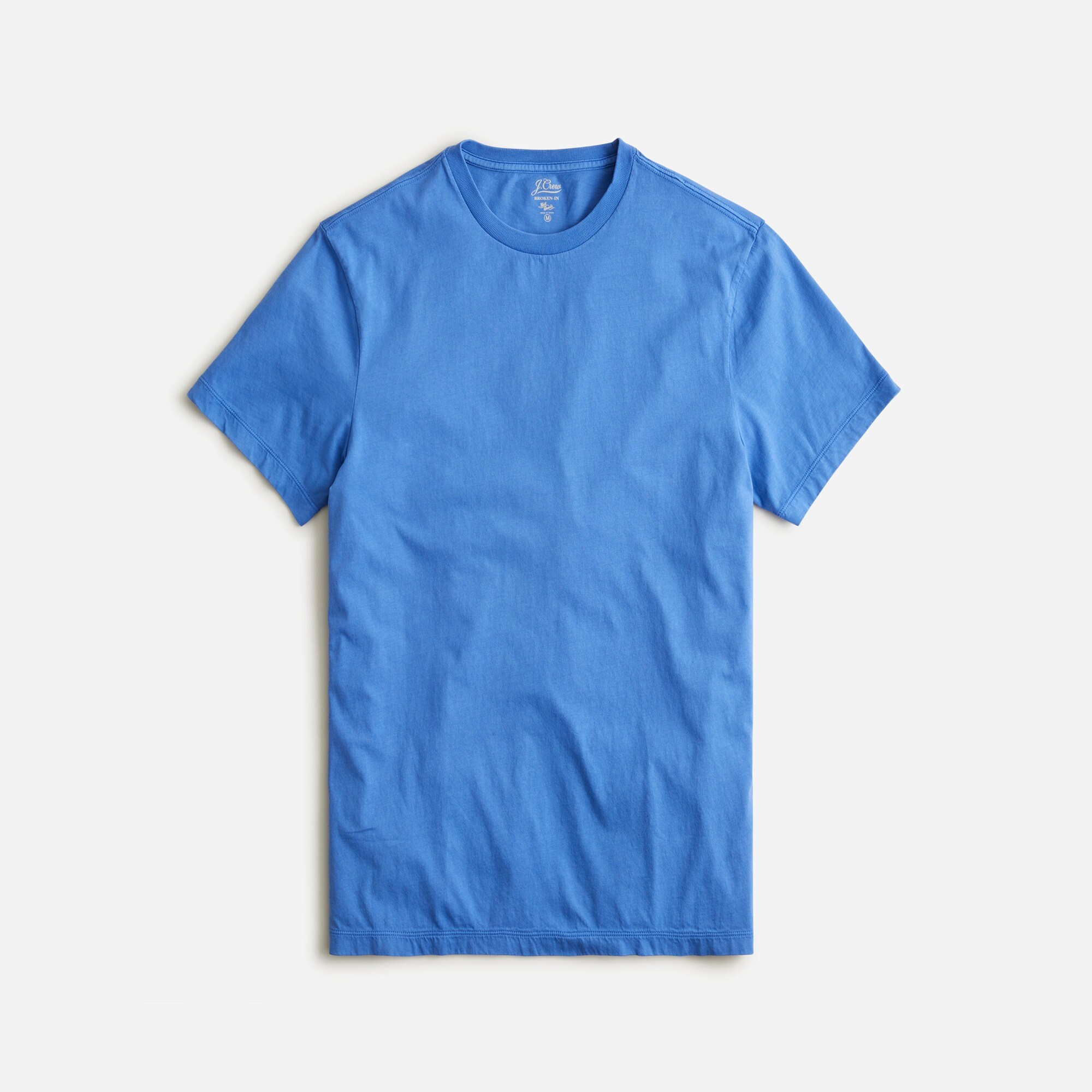 Broken-in short-sleeve T-shirt