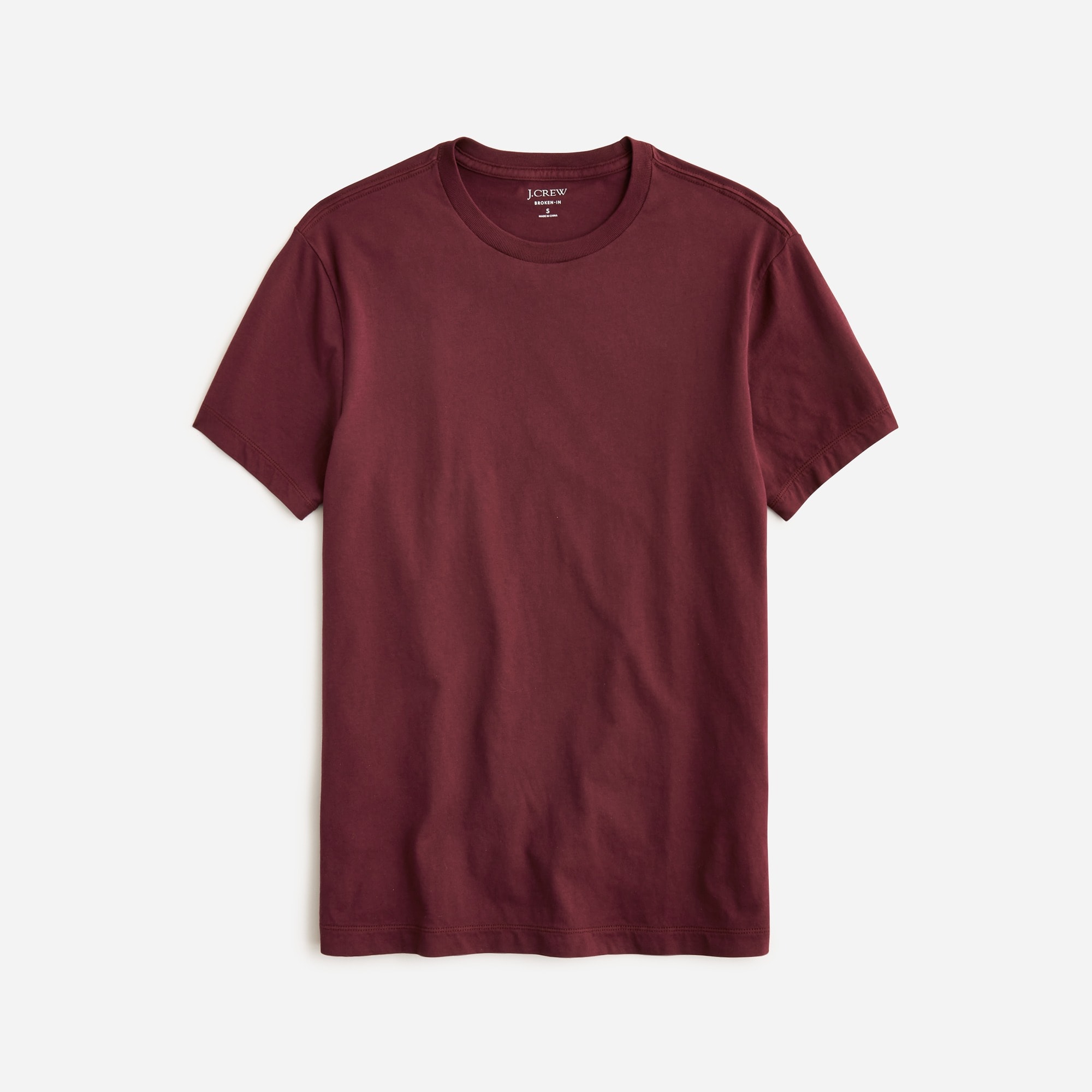 mens Broken-in short-sleeve T-shirt