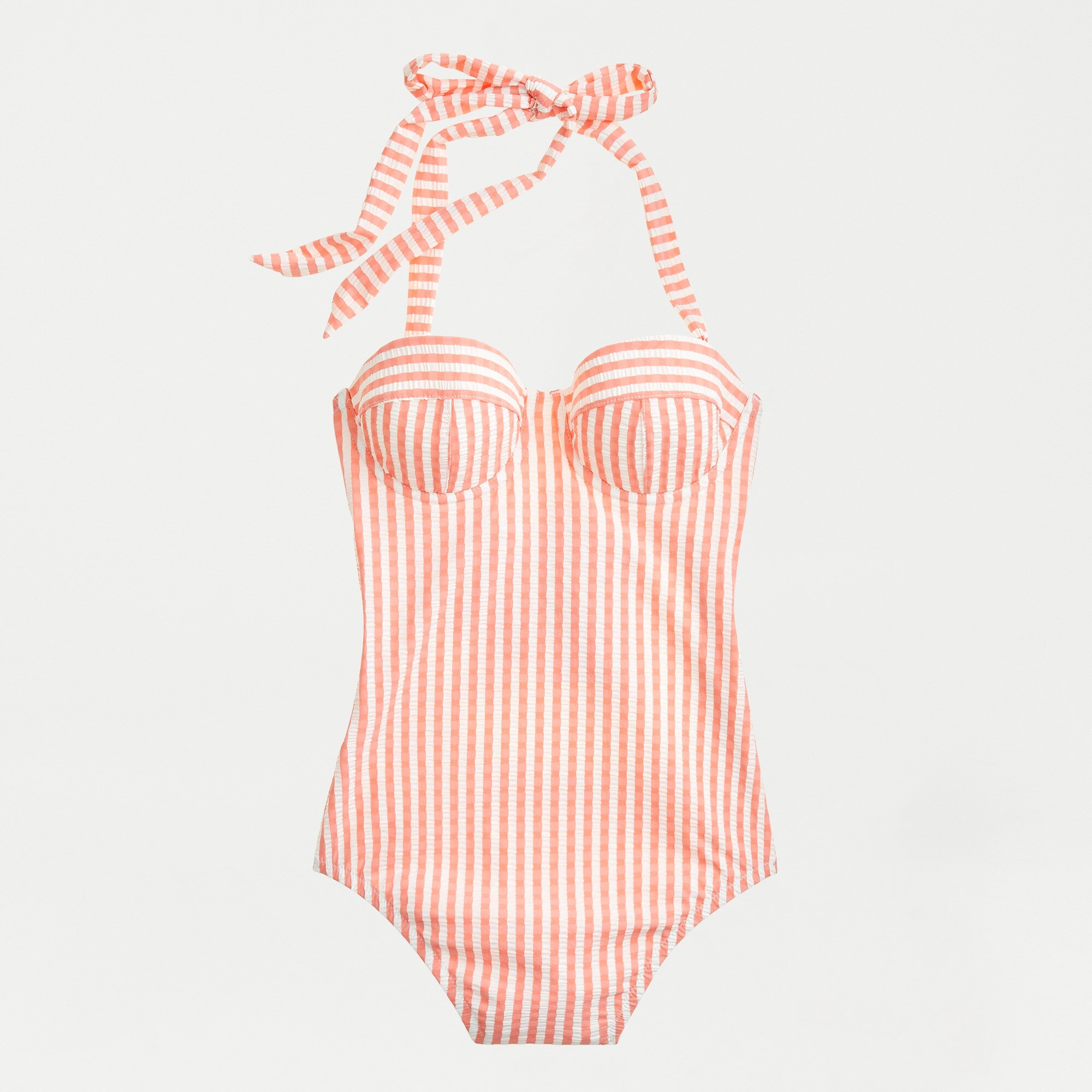 brown one piece swimsuit